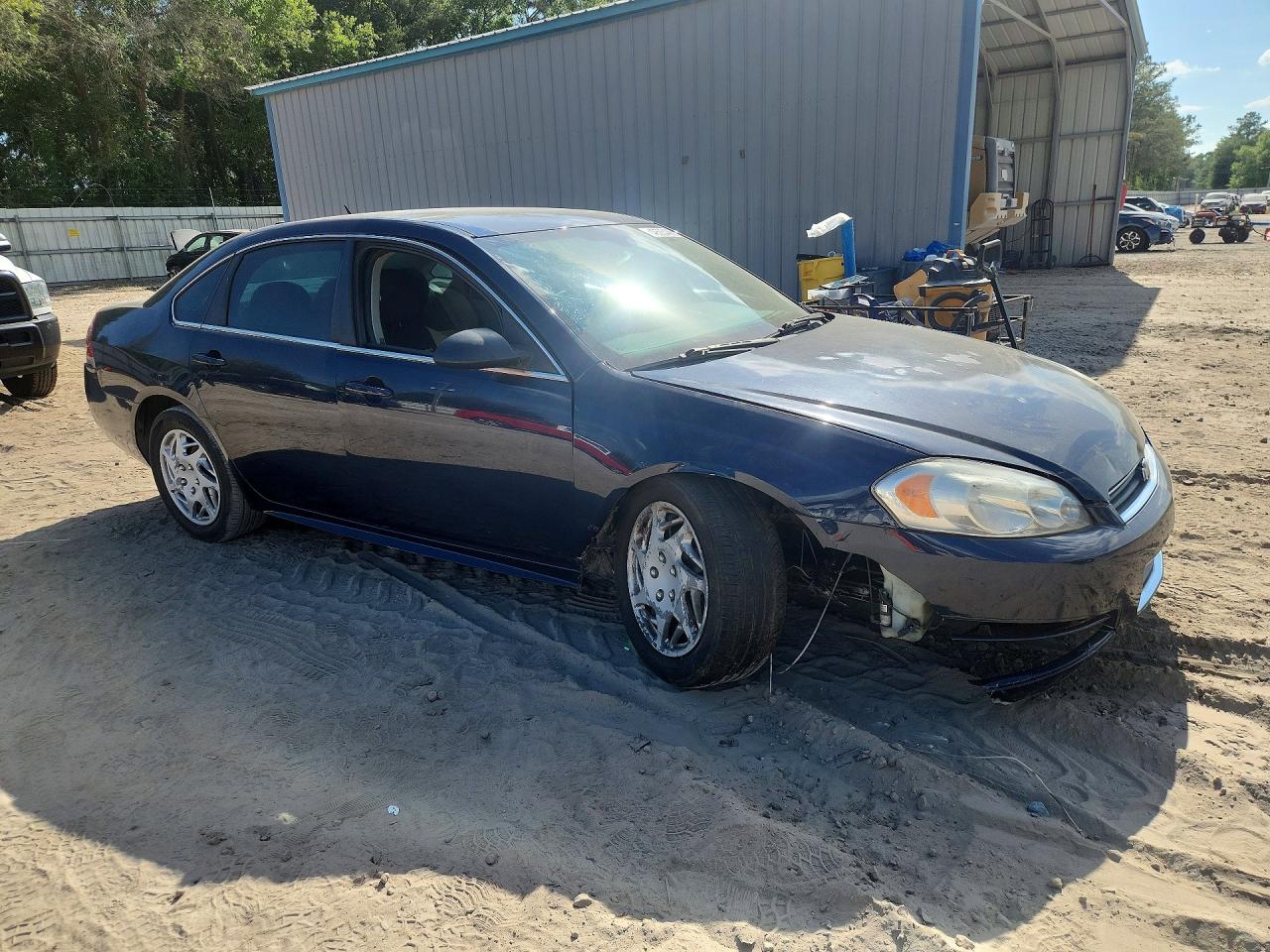 2010 Chevrolet Impala Ls Blue vin: 2G1WA5EK2A1196956