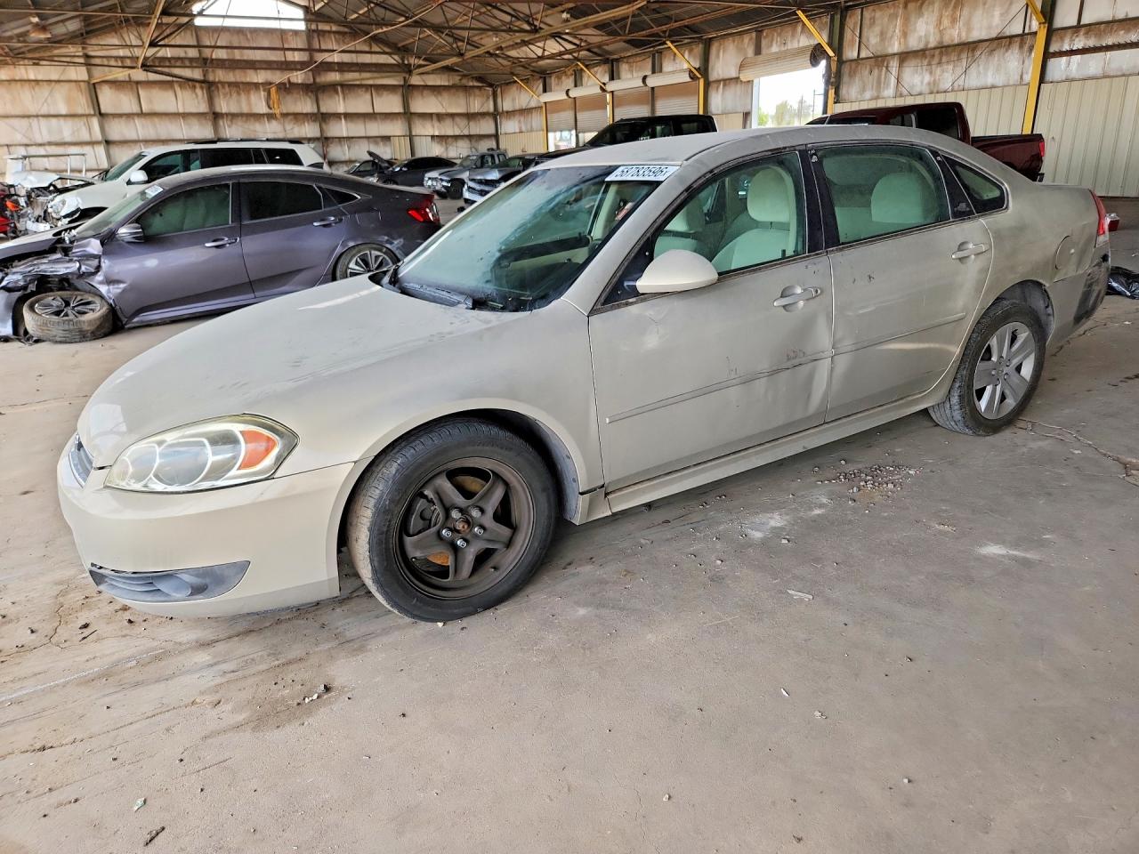 2010 Chevrolet Impala Ls Tan vin: 2G1WA5EK2A1206188