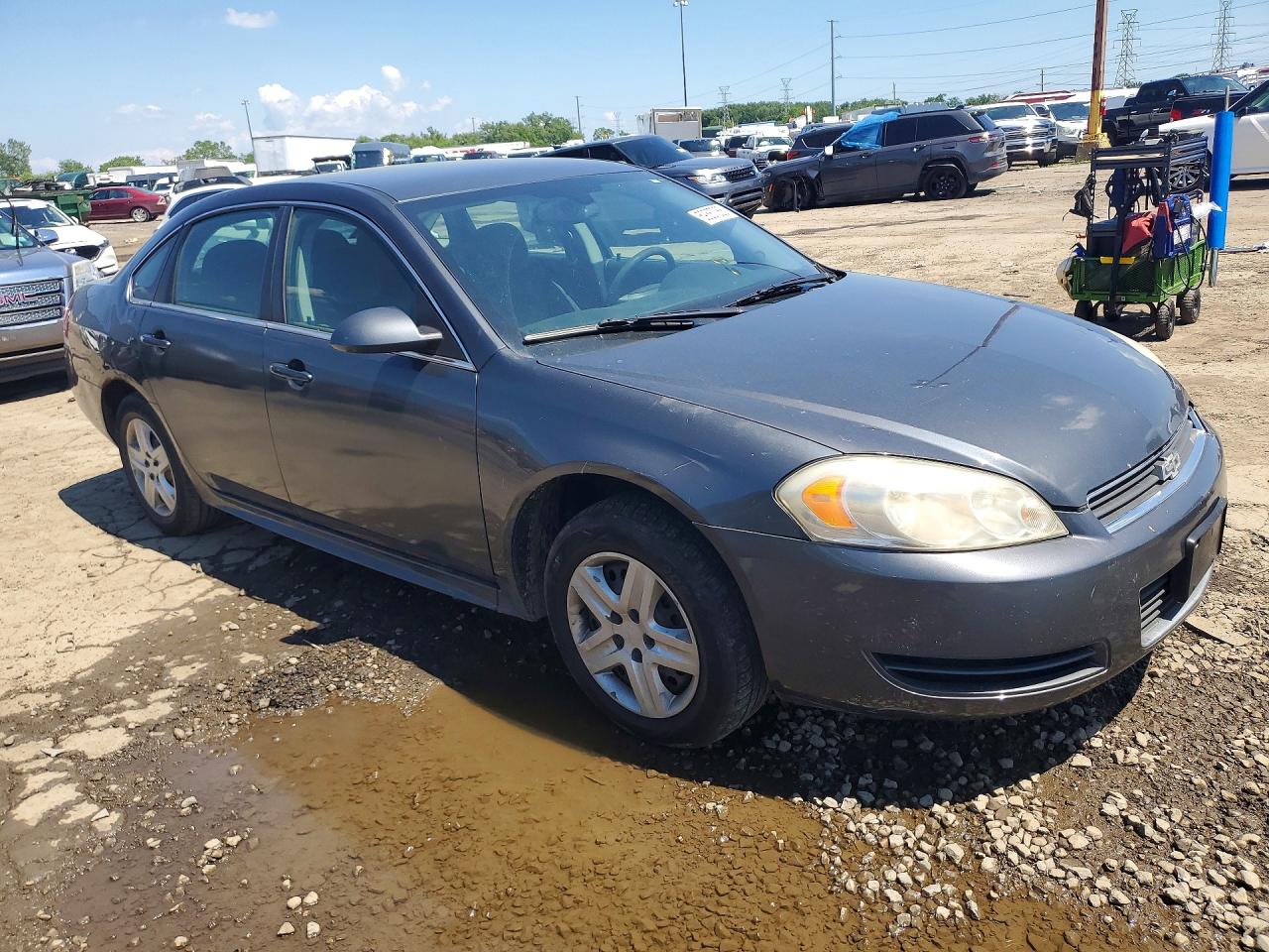 2011 Chevrolet Impala Ls Gray vin: 2G1WA5EK2B1105329