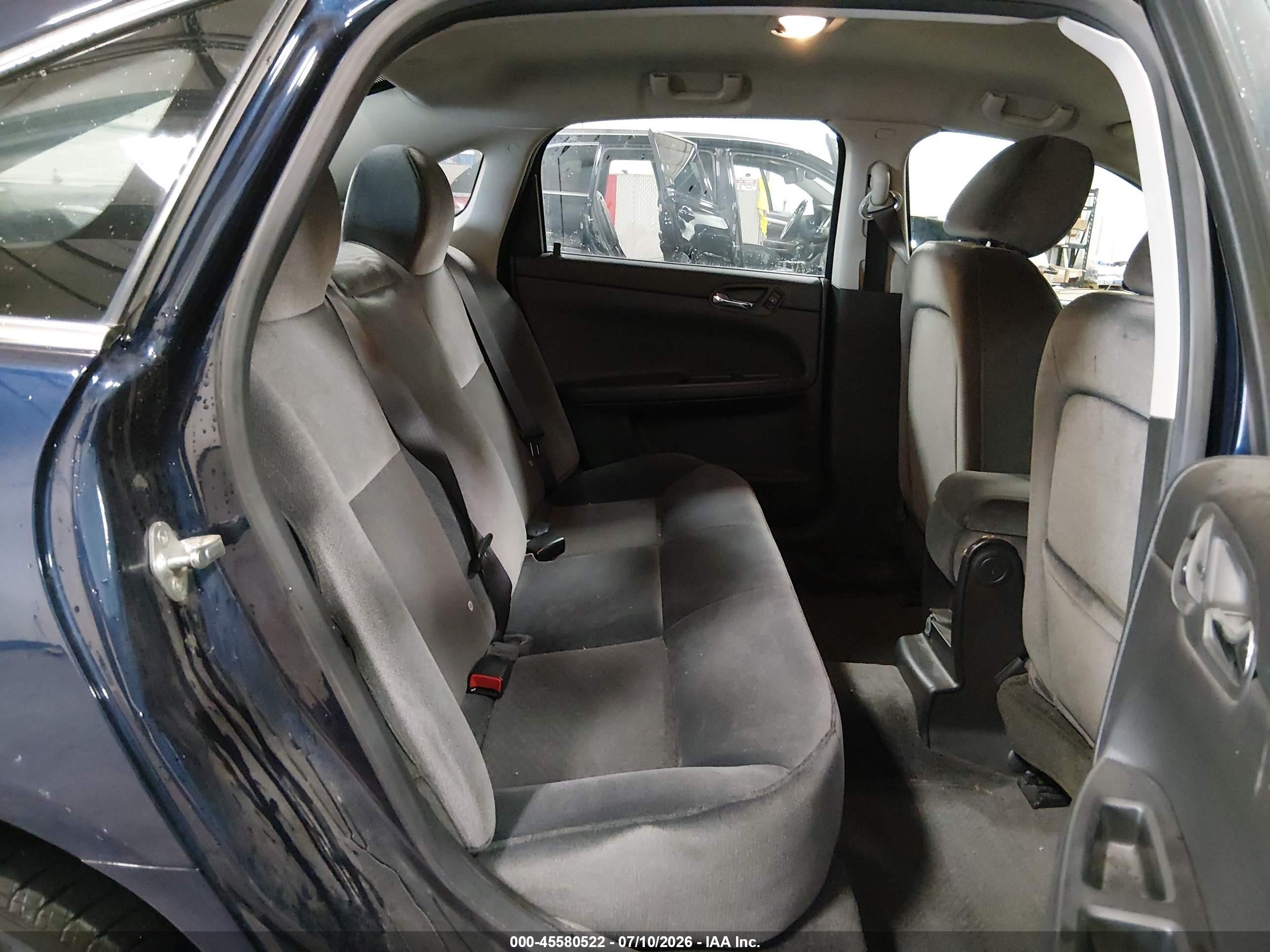 2011 Chevrolet Impala Ls Blue vin: 2G1WA5EK2B1106710