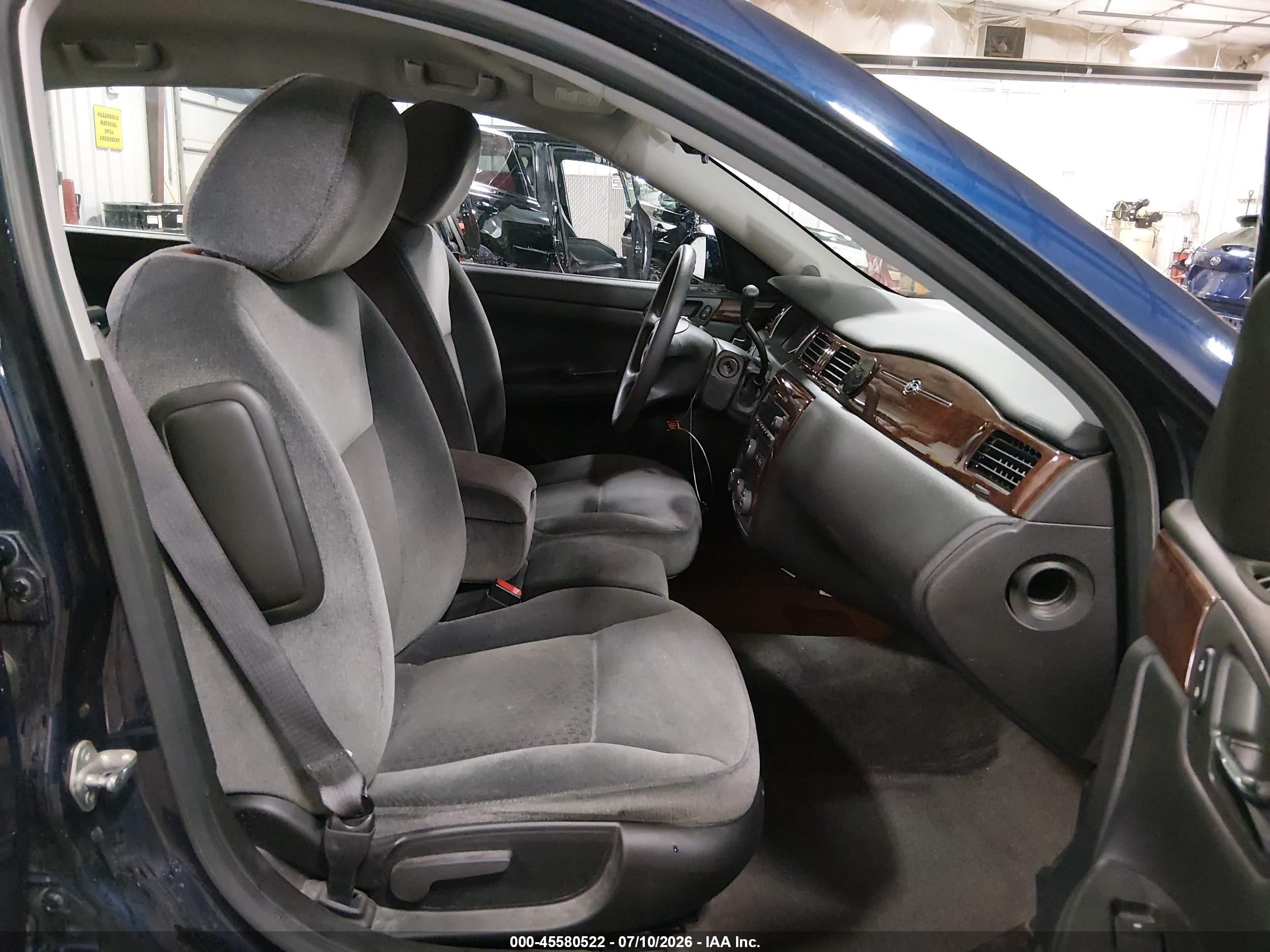 2011 Chevrolet Impala Ls Blue vin: 2G1WA5EK2B1106710