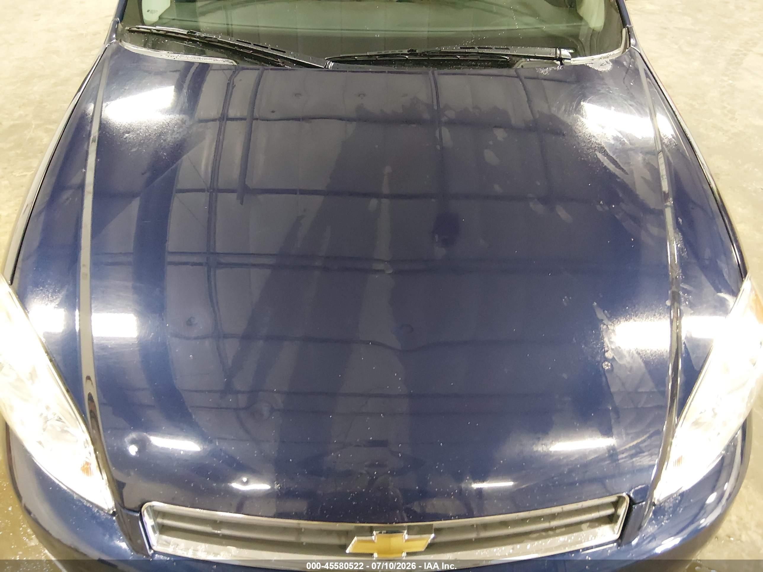 2011 Chevrolet Impala Ls Blue vin: 2G1WA5EK2B1106710