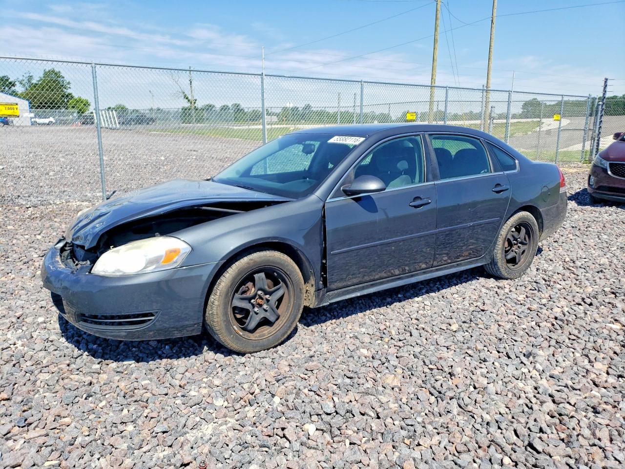 2011 Chevrolet Impala Ls Black vin: 2G1WA5EK2B1164512