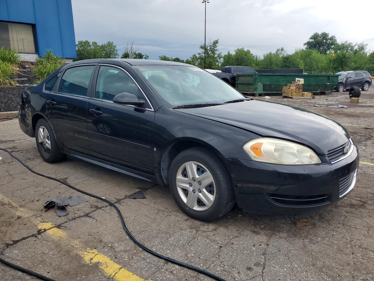 2010 Chevrolet Impala Ls Black vin: 2G1WA5EK3A1102177