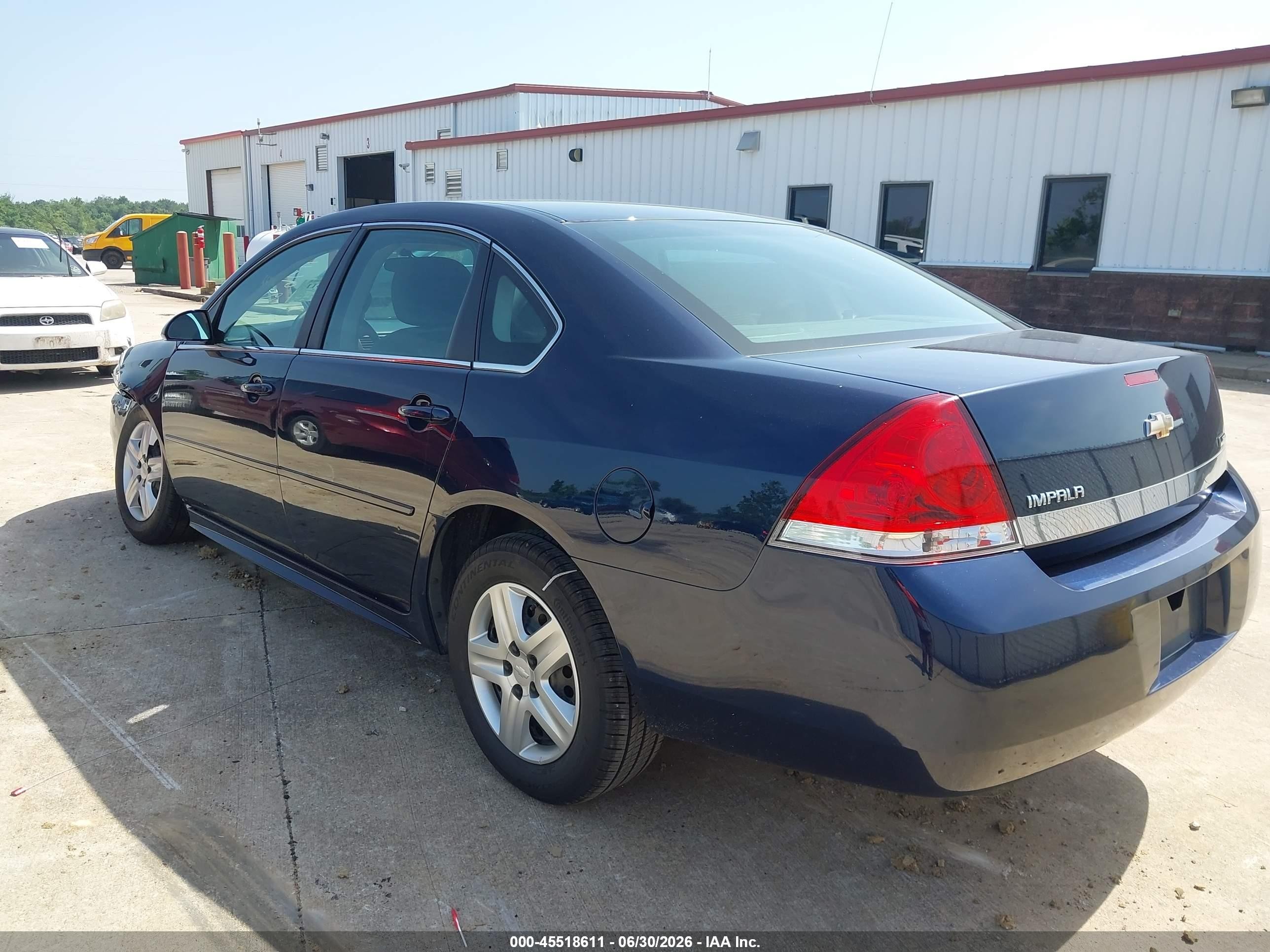 2010 Chevrolet Impala Ls Синий vin: 2G1WA5EK3A1115611