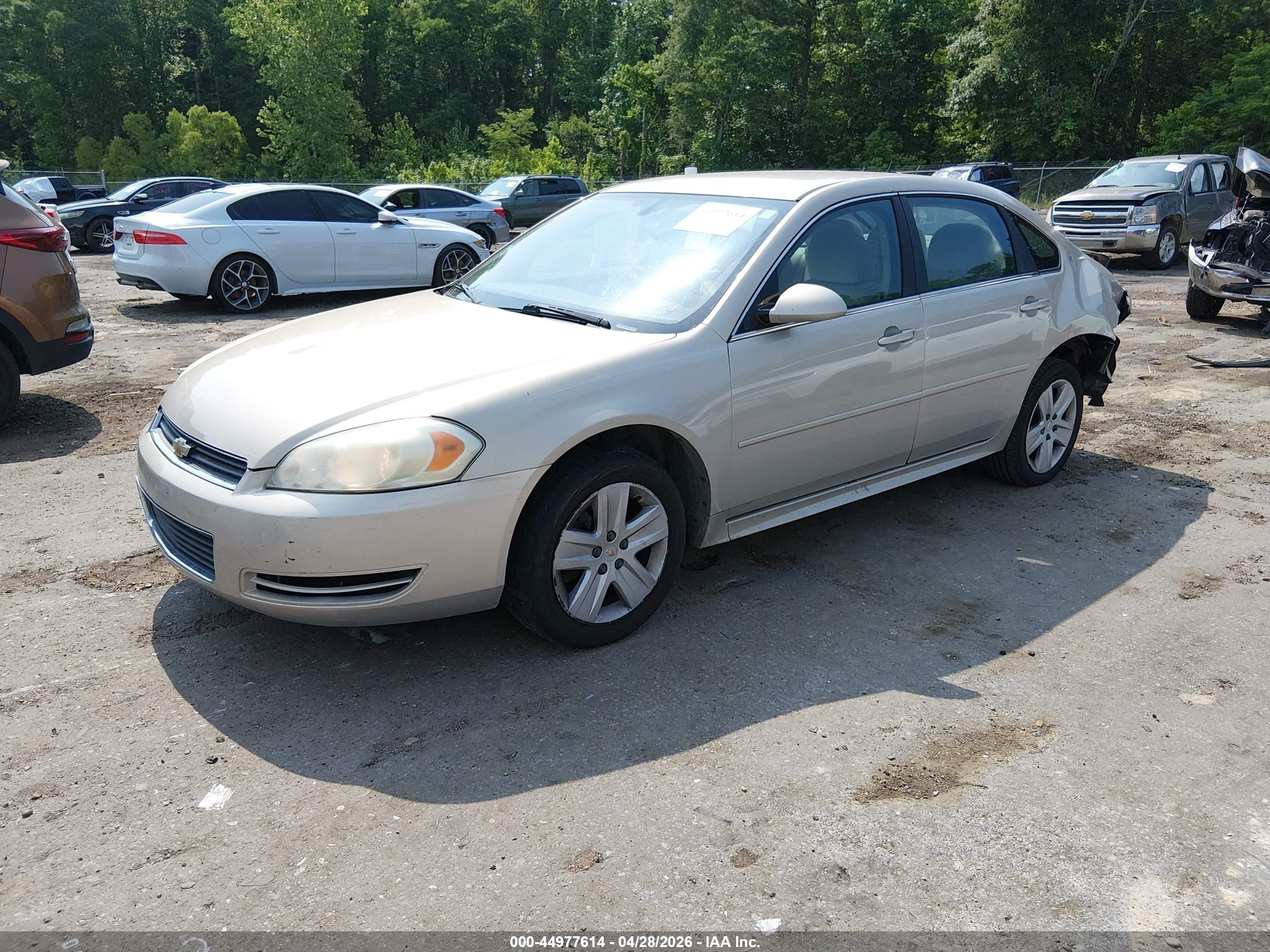 2011 Chevrolet Impala Ls Gold vin: 2G1WA5EK3B1113908