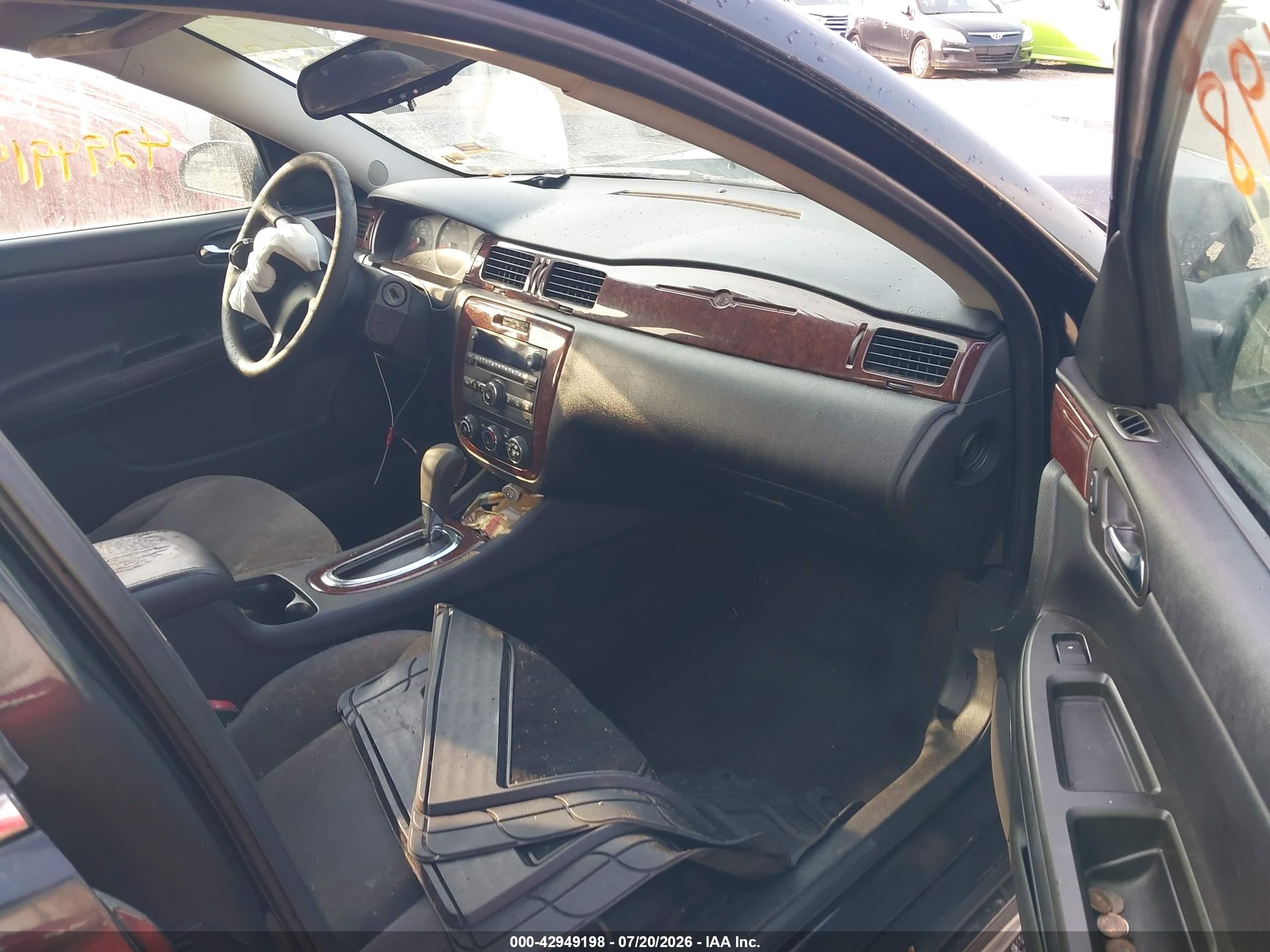 2011 Chevrolet Impala Ls Black vin: 2G1WA5EK3B1133298