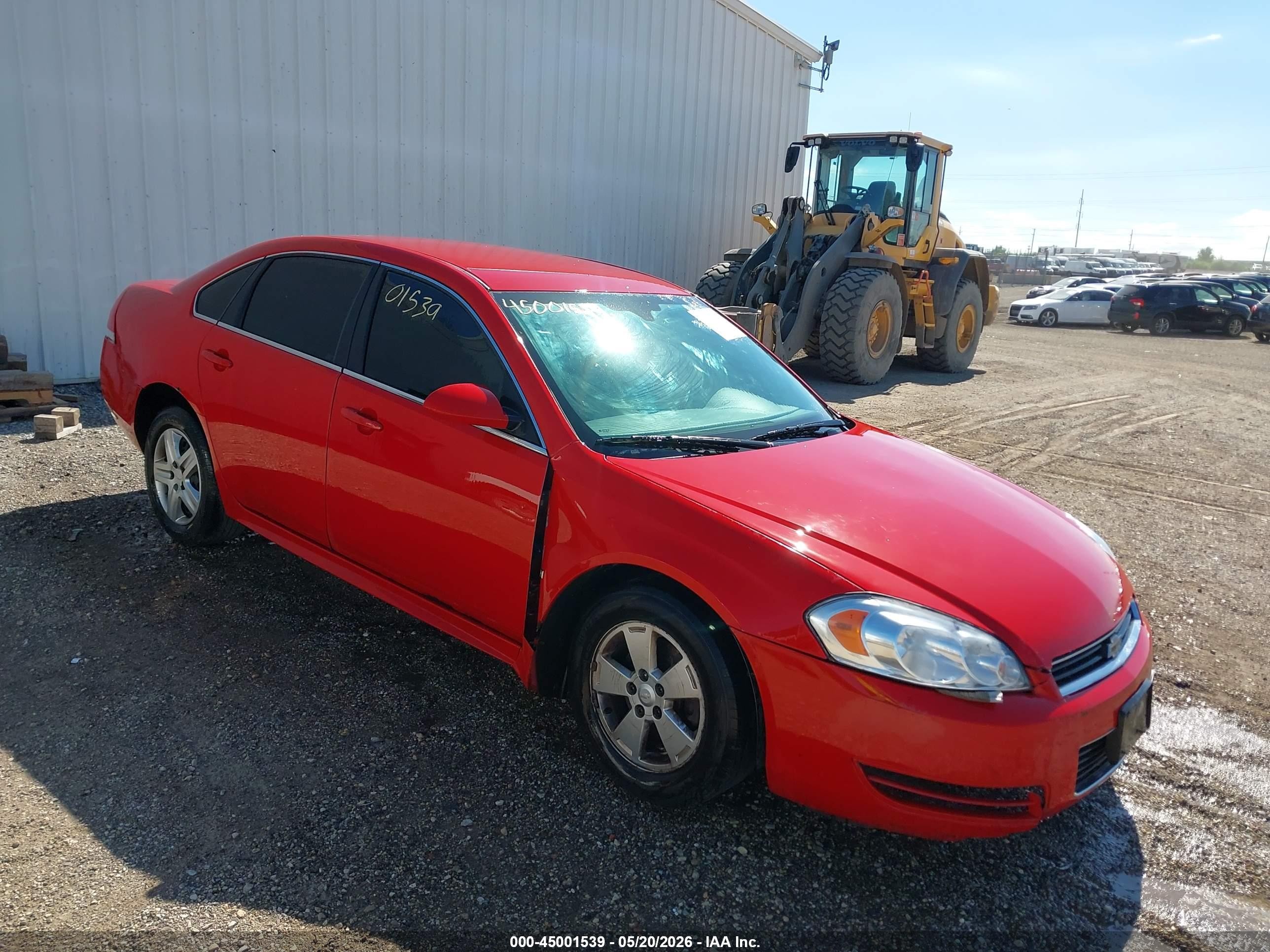 2010 Chevrolet Impala Ls Red vin: 2G1WA5EK4A1114001