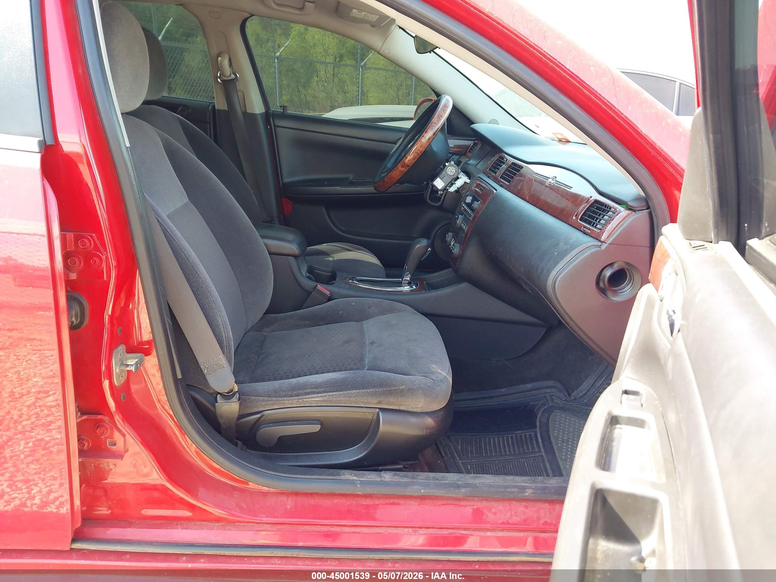 2010 Chevrolet Impala Ls Red vin: 2G1WA5EK4A1114001