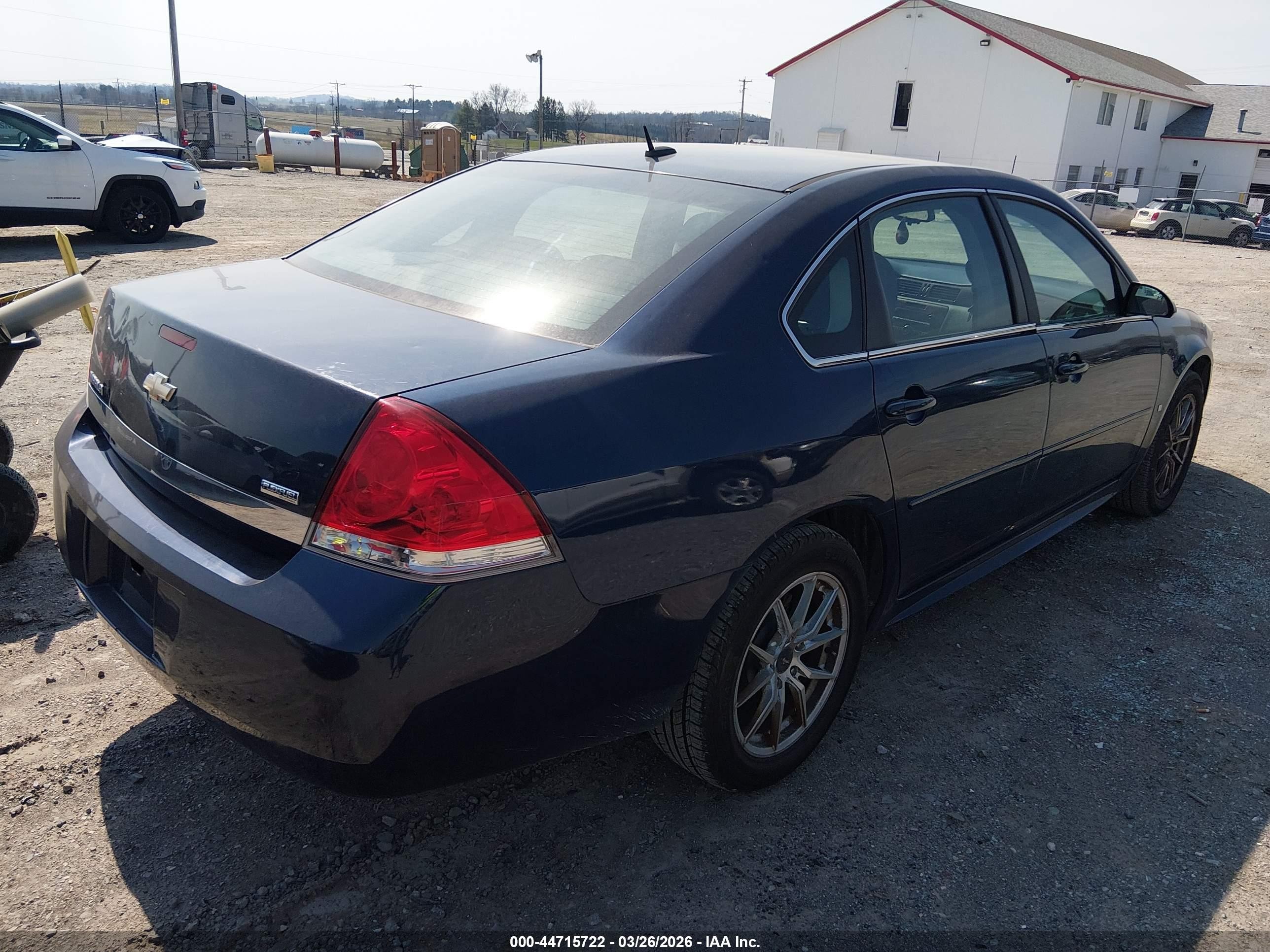 2010 Chevrolet Impala Ls Blue vin: 2G1WA5EK4A1122681