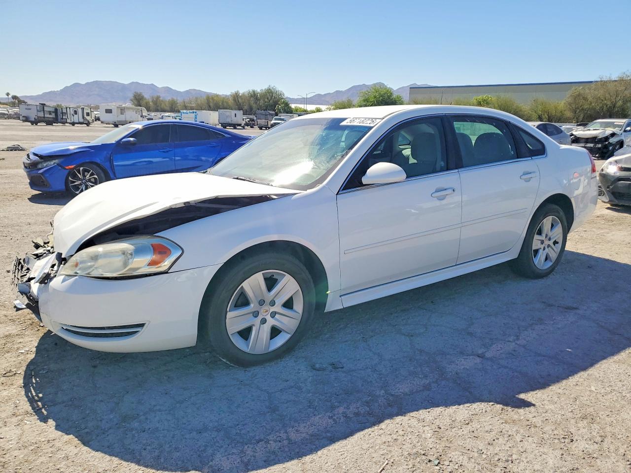 2011 Chevrolet Impala Ls White vin: 2G1WA5EK4B1120284