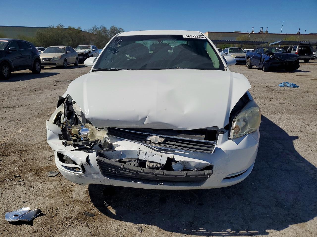 2011 Chevrolet Impala Ls White vin: 2G1WA5EK4B1120284