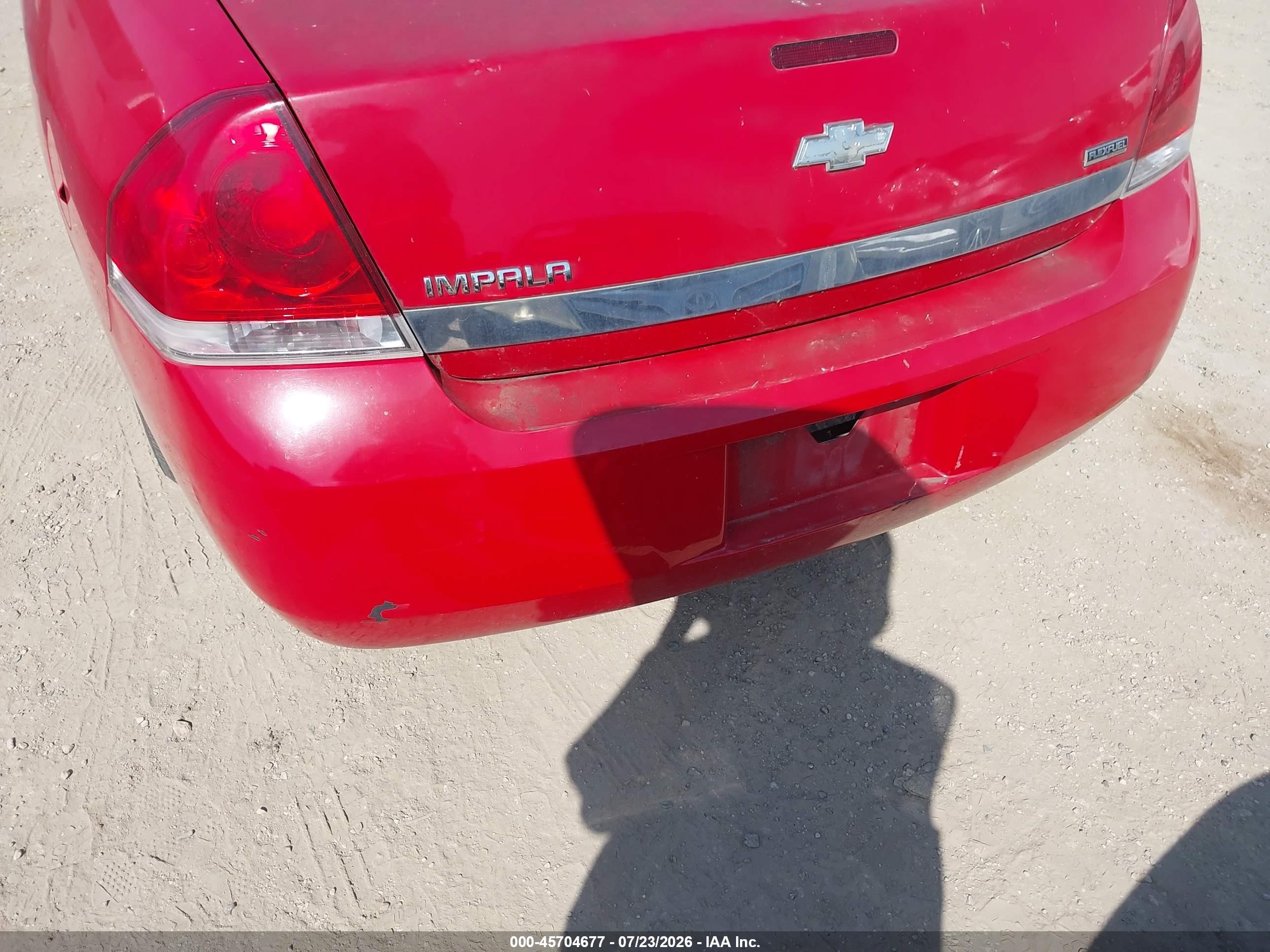 2010 Chevrolet Impala Ls Red vin: 2G1WA5EK5A1121605