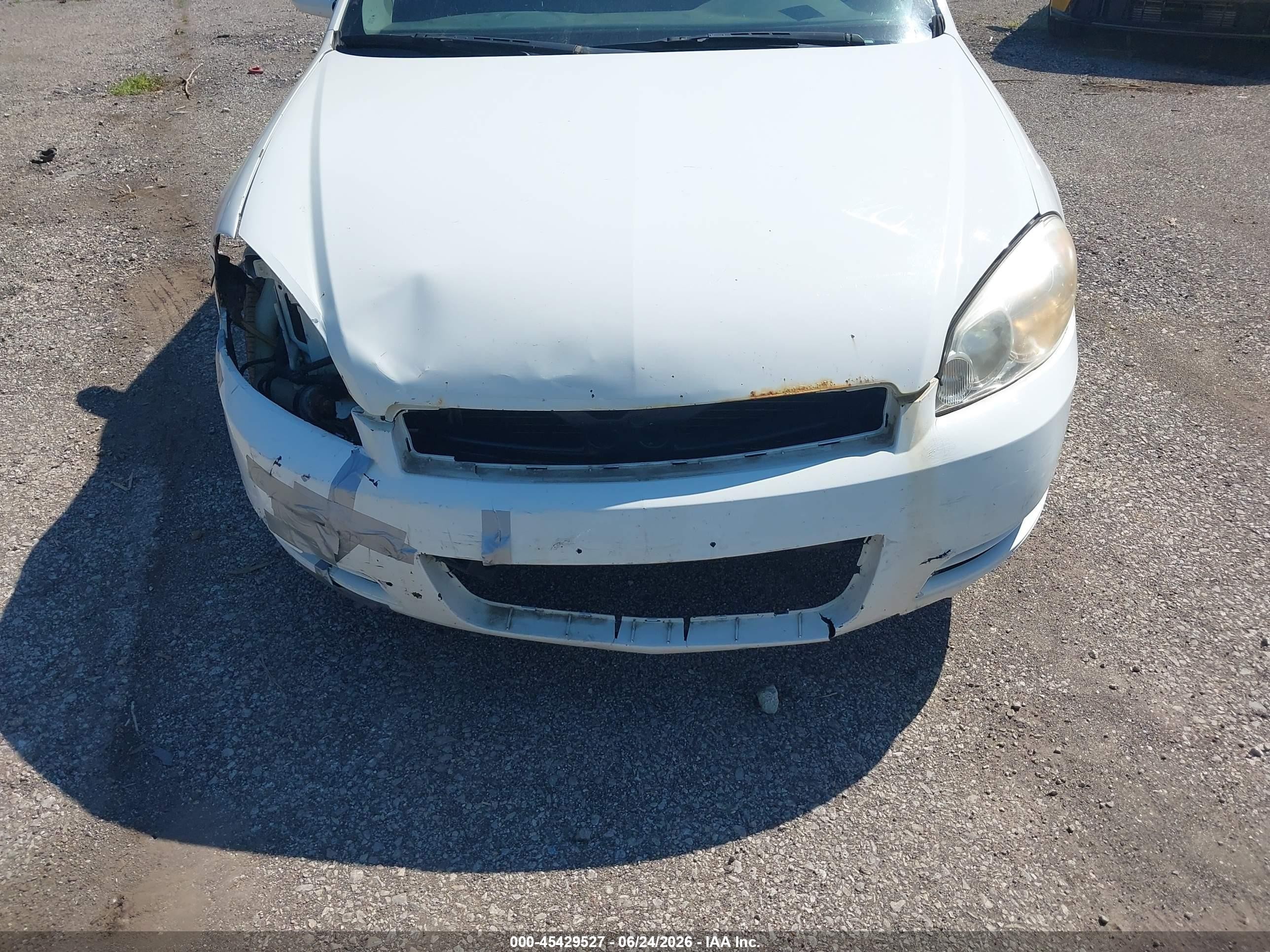 2011 Chevrolet Impala Ls White vin: 2G1WA5EK5B1206929
