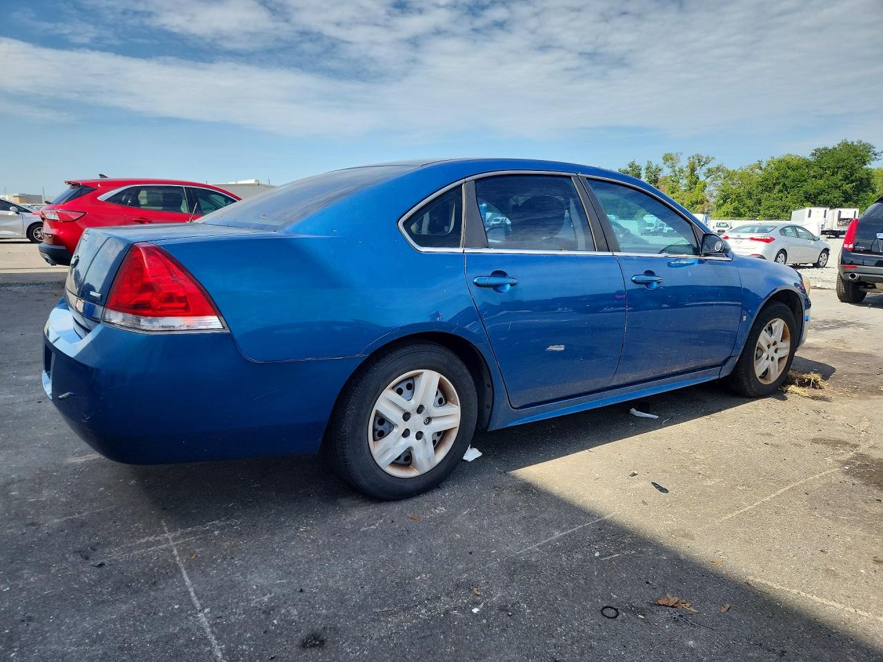 2010 Chevrolet Impala Ls Blue vin: 2G1WA5EK6A1113187