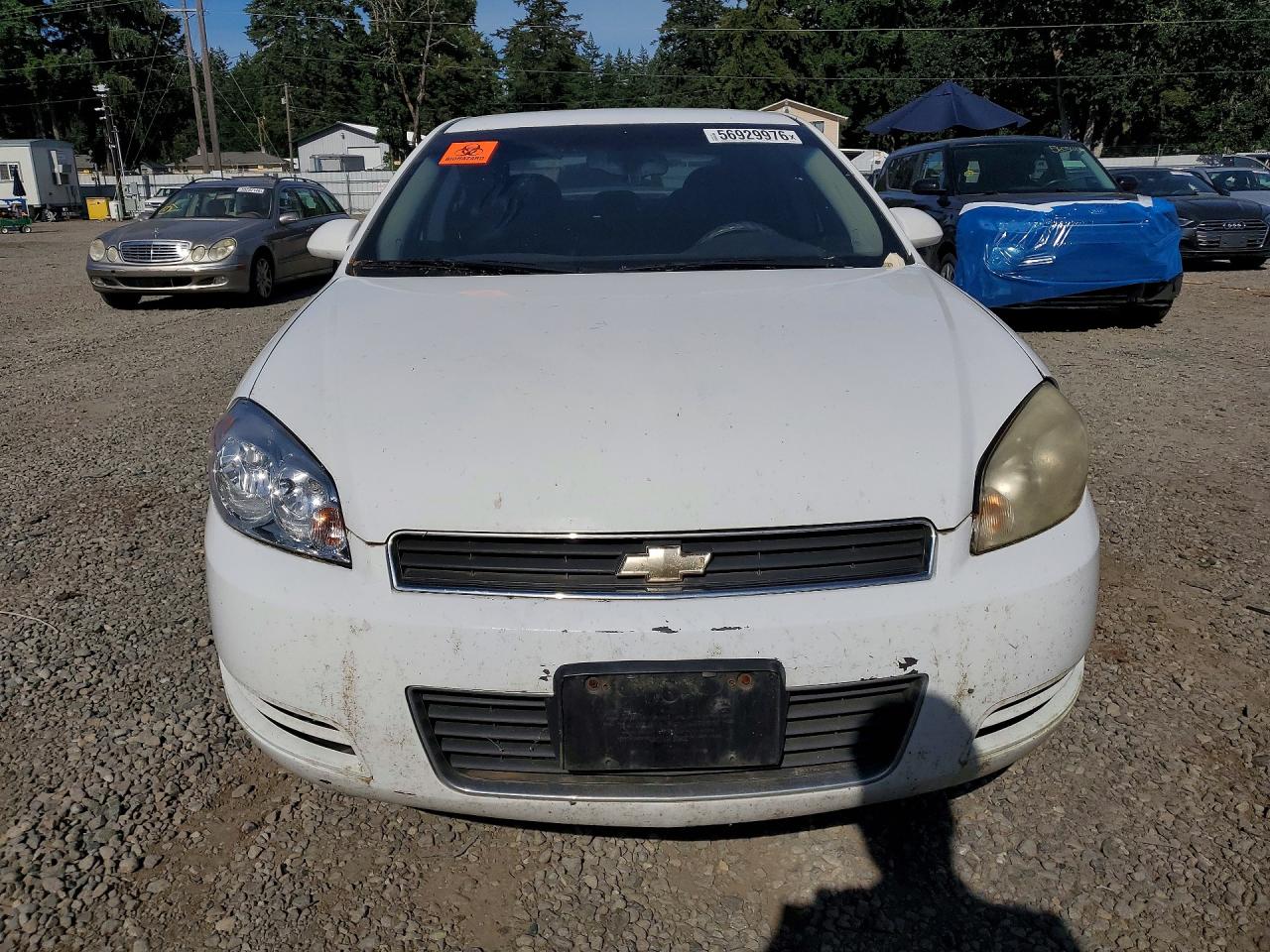 2010 Chevrolet Impala Ls White vin: 2G1WA5EK6A1190867