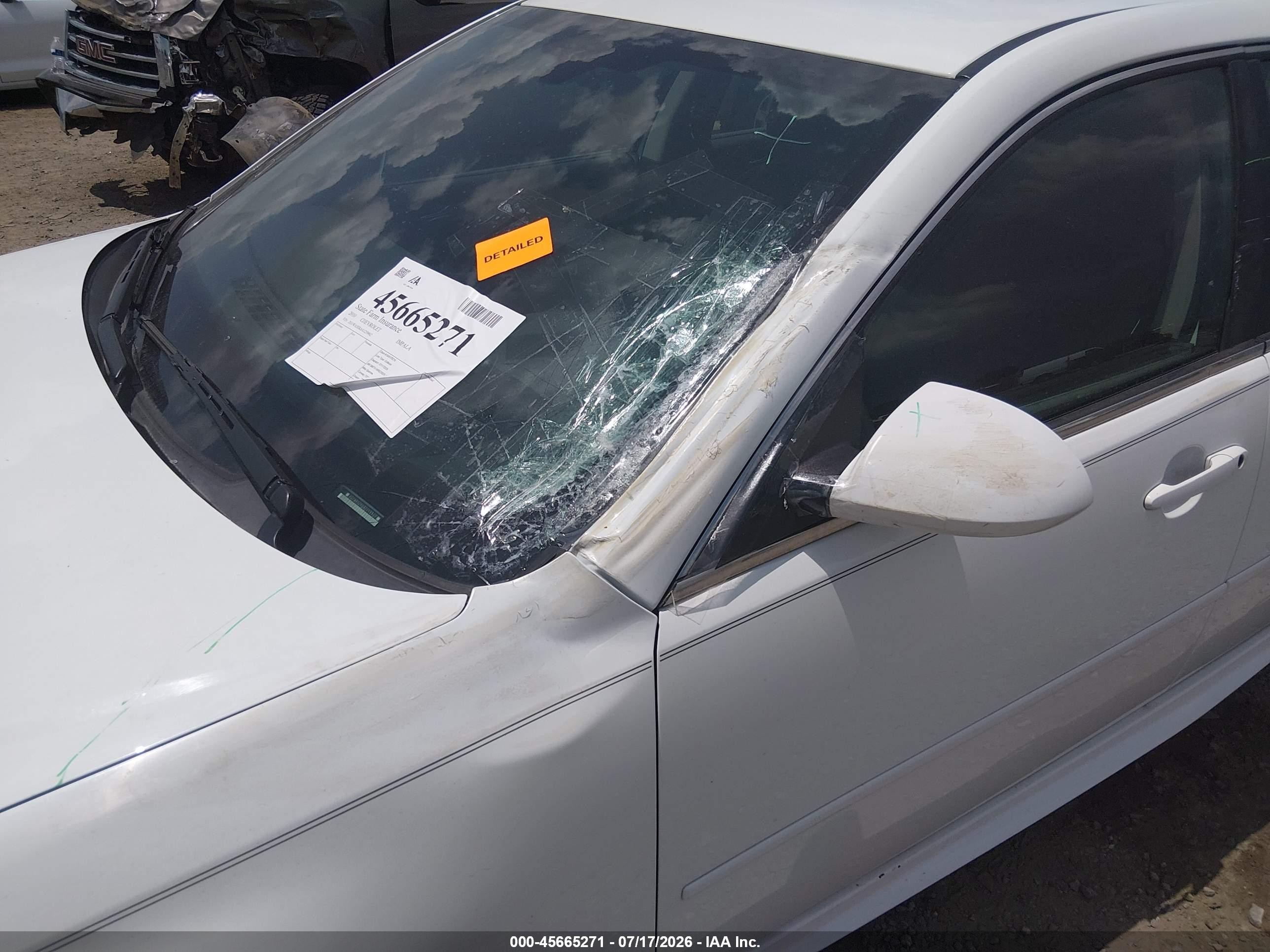 2010 Chevrolet Impala Ls White vin: 2G1WA5EK6A1259962