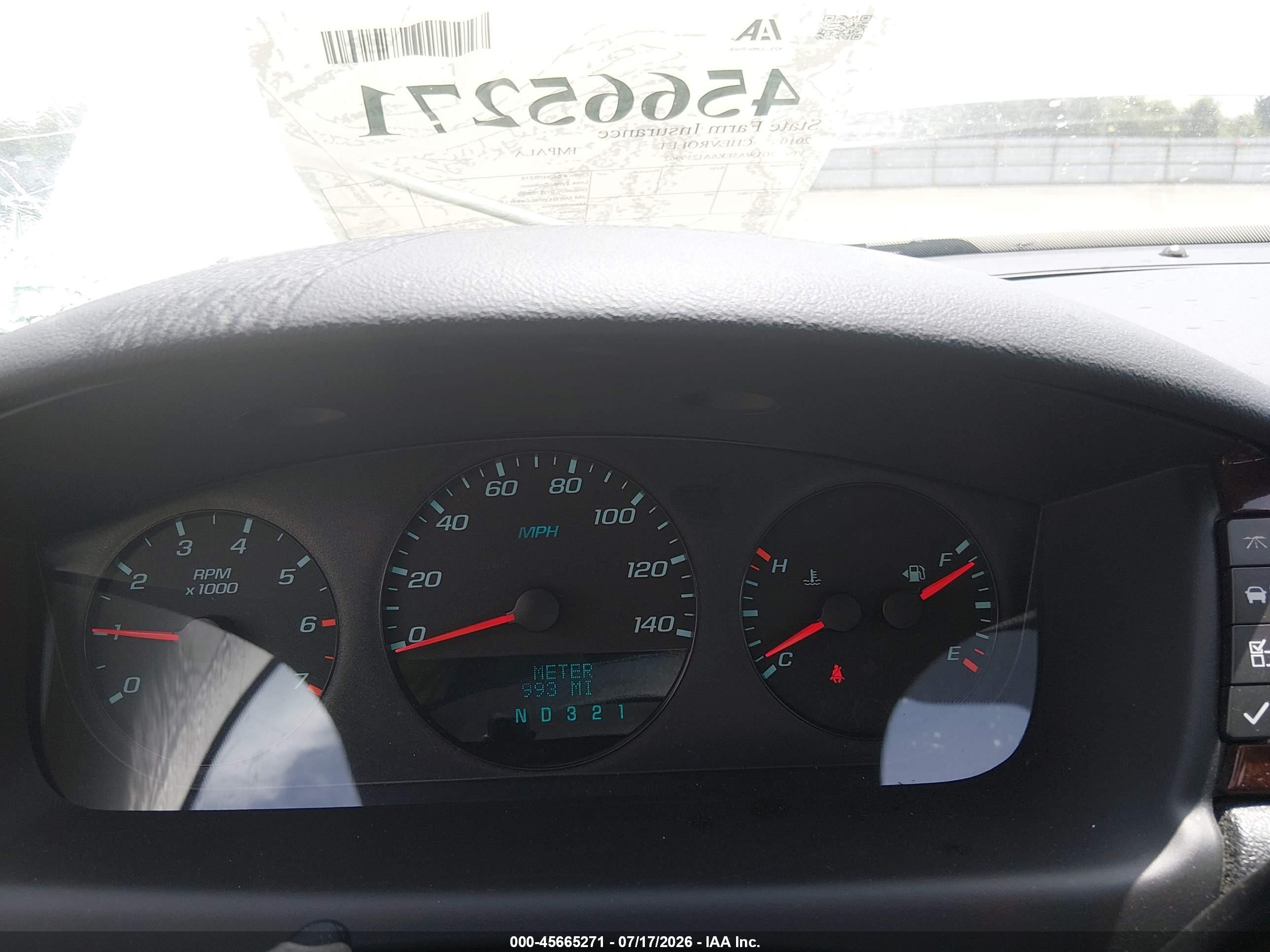 2010 Chevrolet Impala Ls White vin: 2G1WA5EK6A1259962