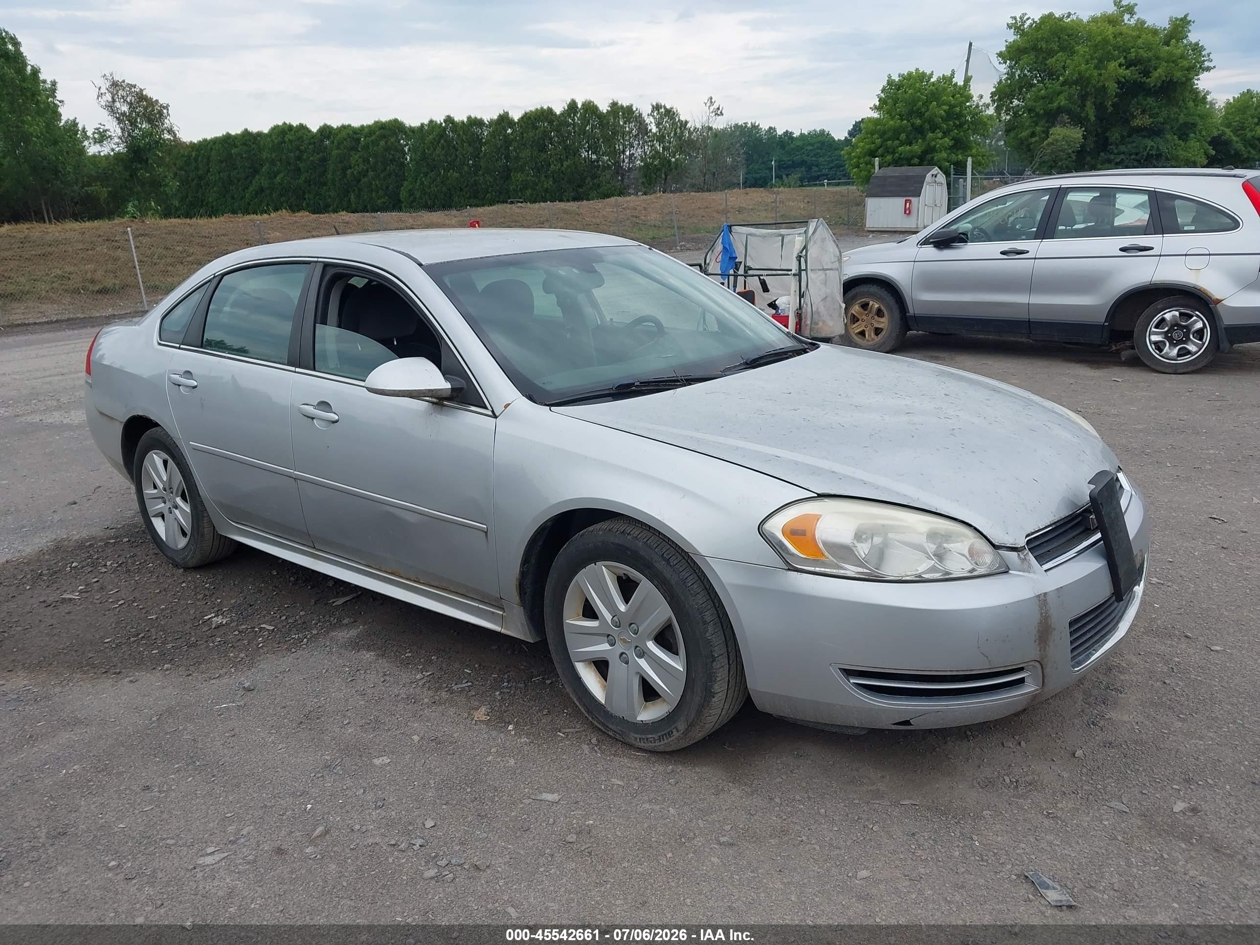 2011 Chevrolet Impala Ls Silver vin: 2G1WA5EK6B1120190