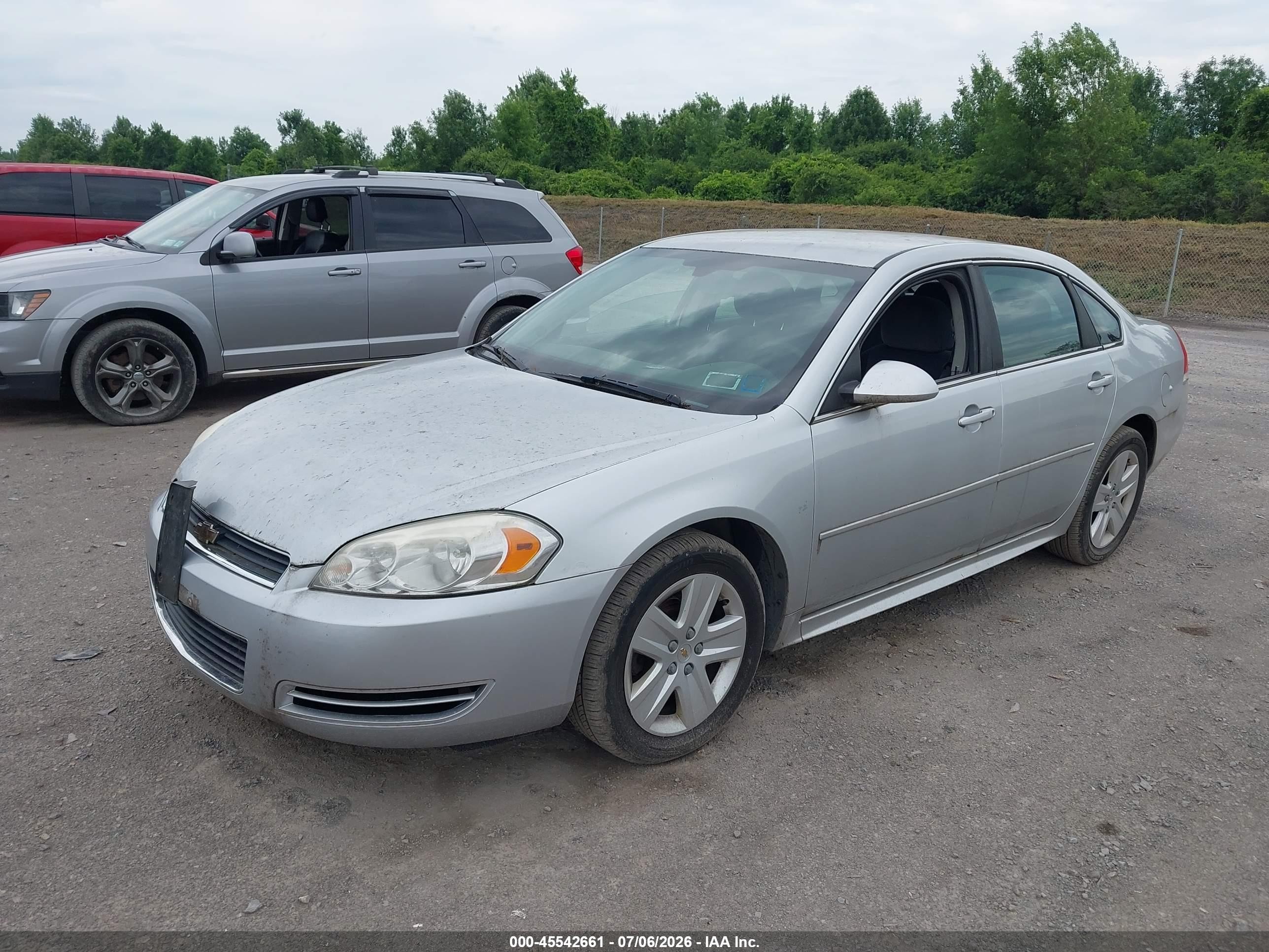 2011 Chevrolet Impala Ls Silver vin: 2G1WA5EK6B1120190