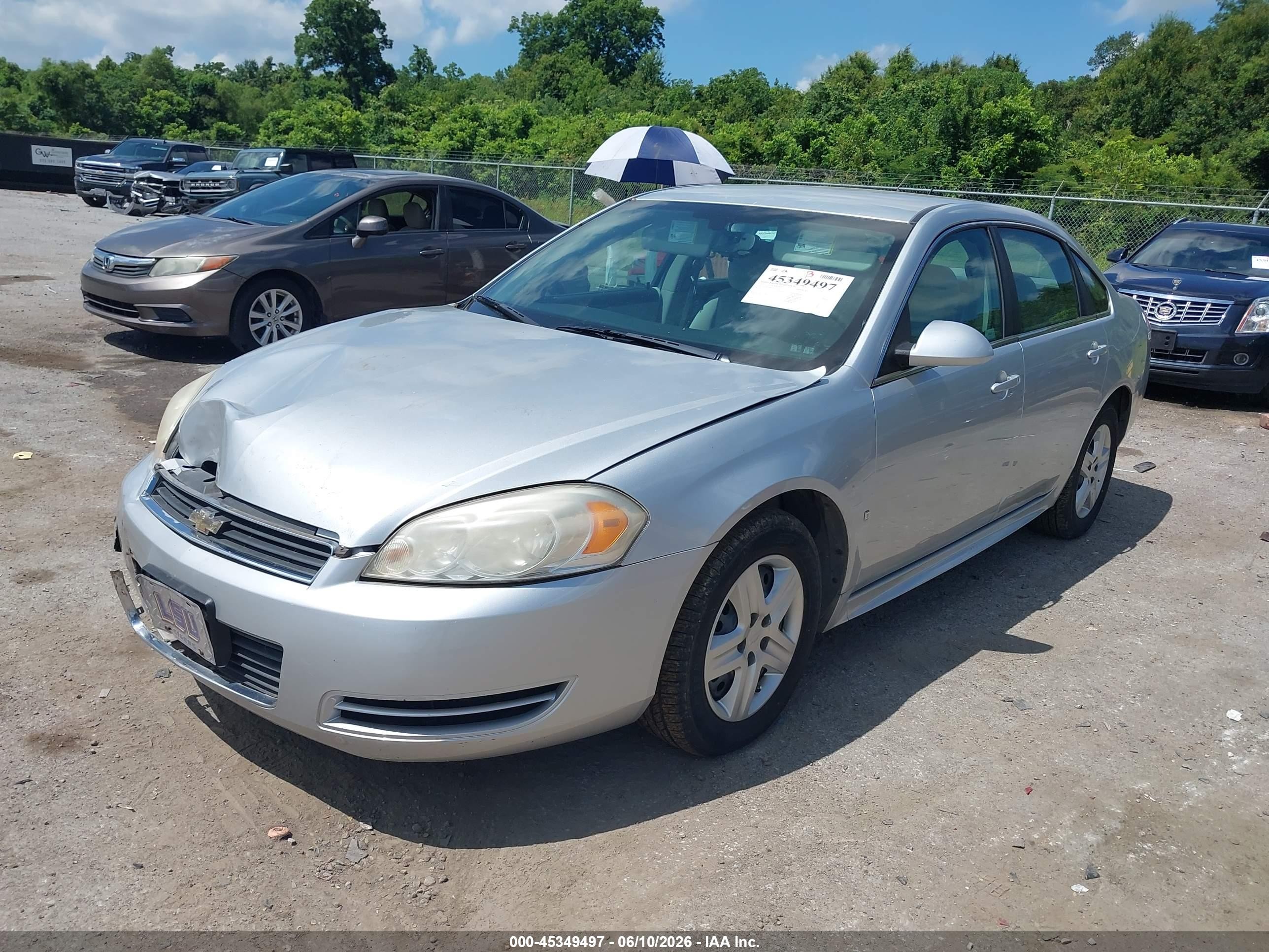 2010 Chevrolet Impala Ls Silver vin: 2G1WA5EK7A1117121