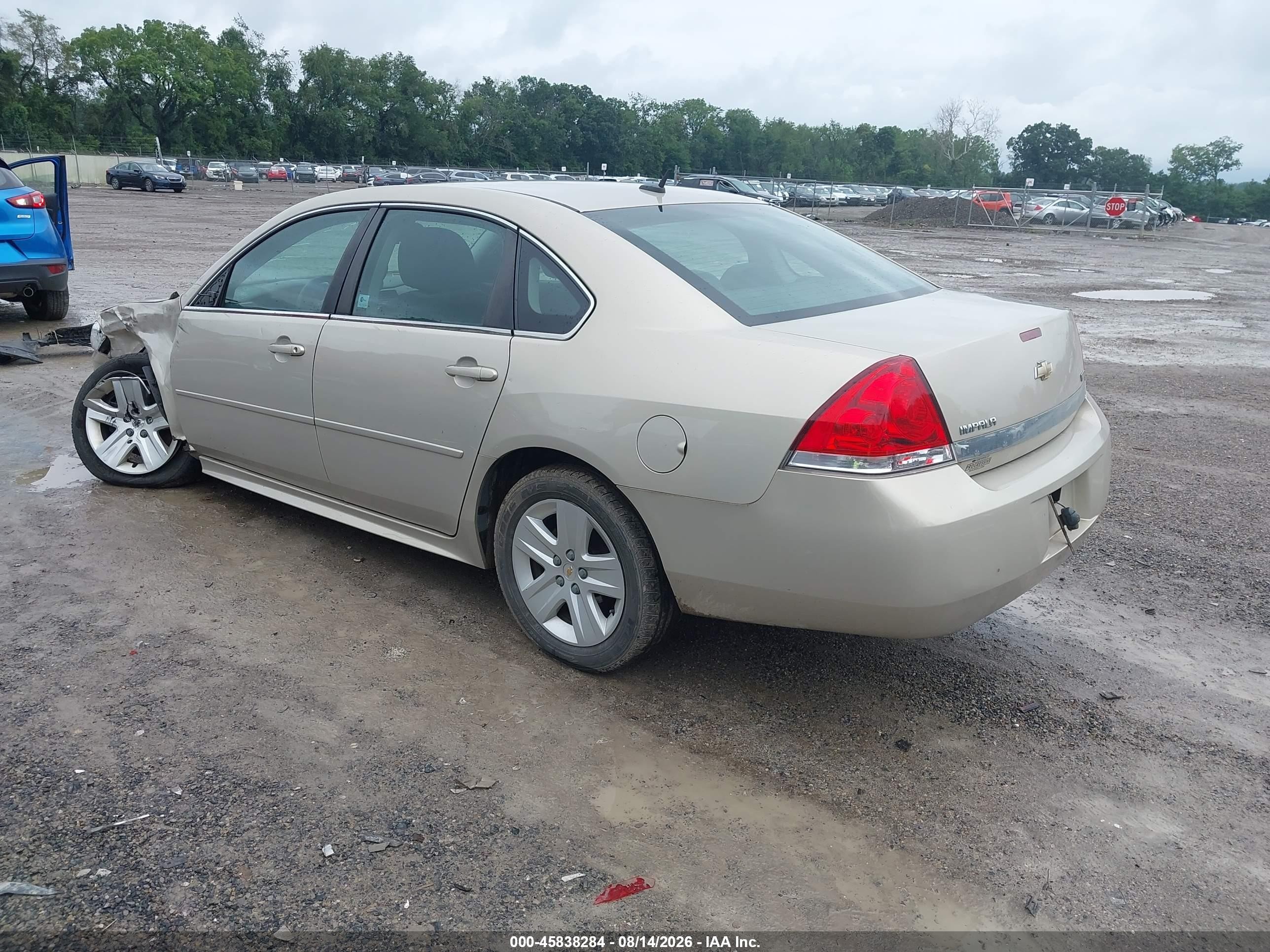 2010 Chevrolet Impala Ls Beige vin: 2G1WA5EK7A1202718