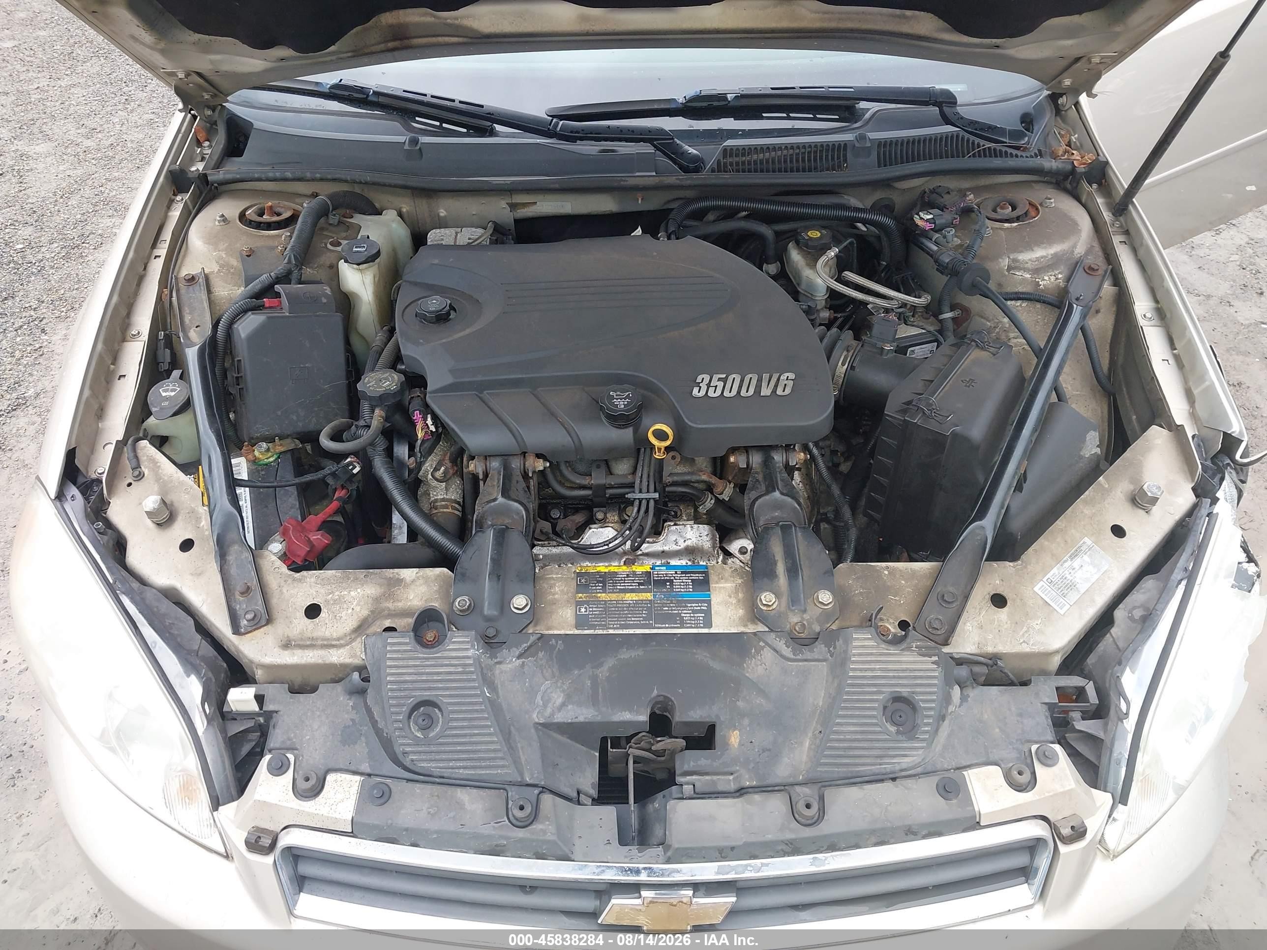 2010 Chevrolet Impala Ls Beige vin: 2G1WA5EK7A1202718