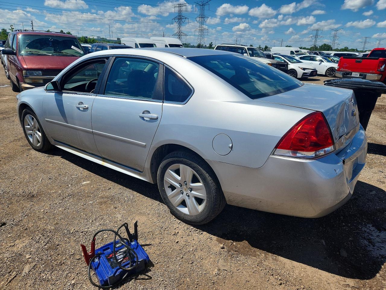 2010 Chevrolet Impala Ls Silver vin: 2G1WA5EK7A1251630