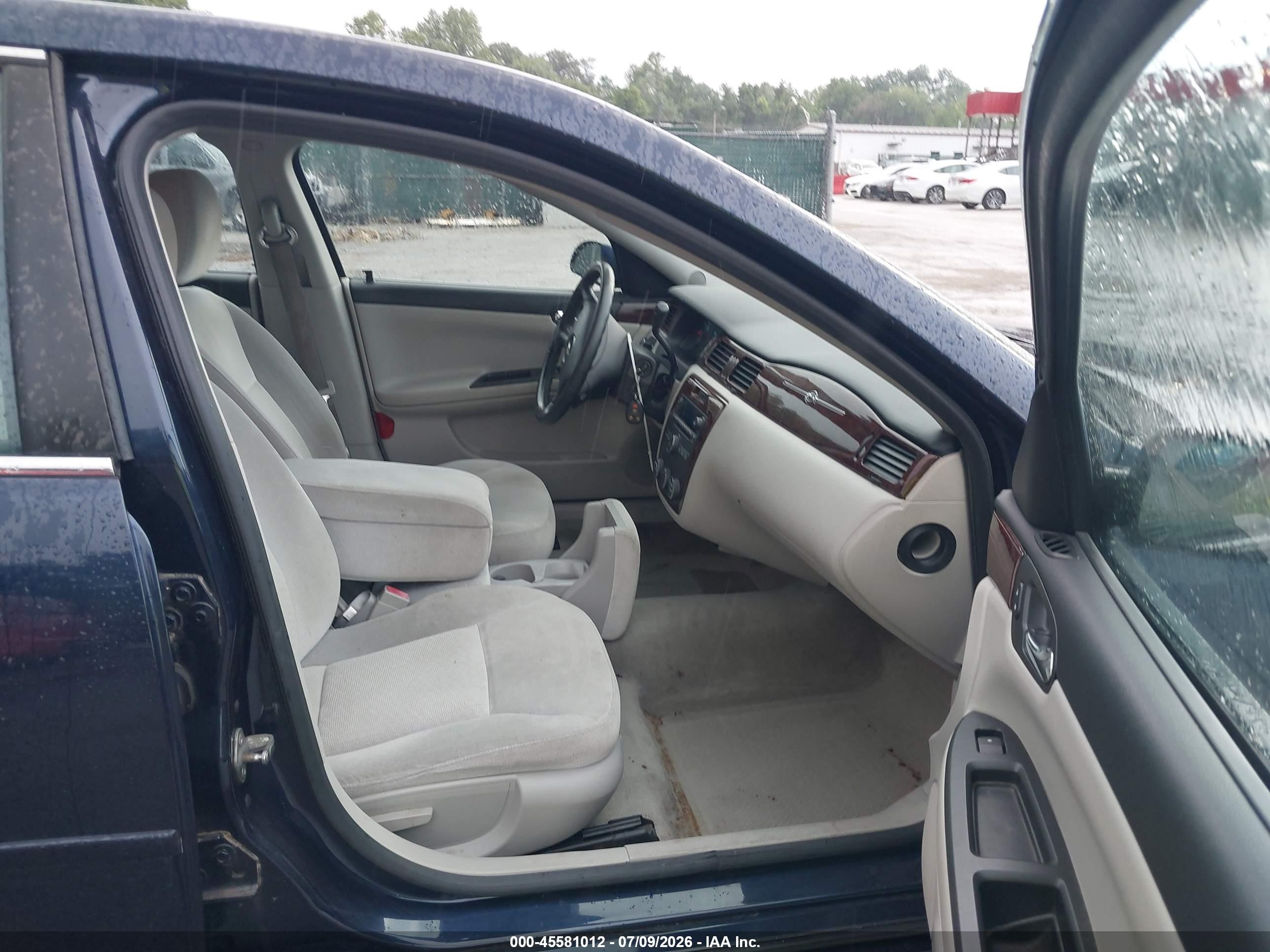 2011 Chevrolet Impala Ls Dark Blue vin: 2G1WA5EK7B1186747