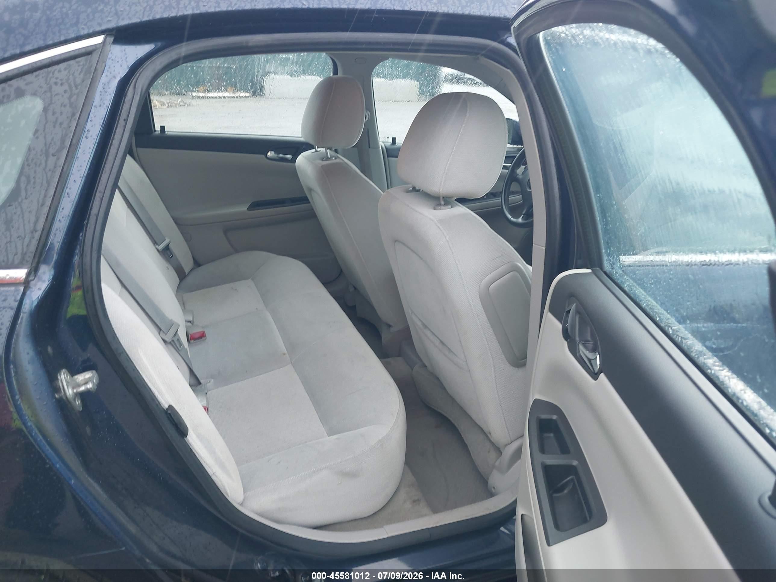 2011 Chevrolet Impala Ls Dark Blue vin: 2G1WA5EK7B1186747