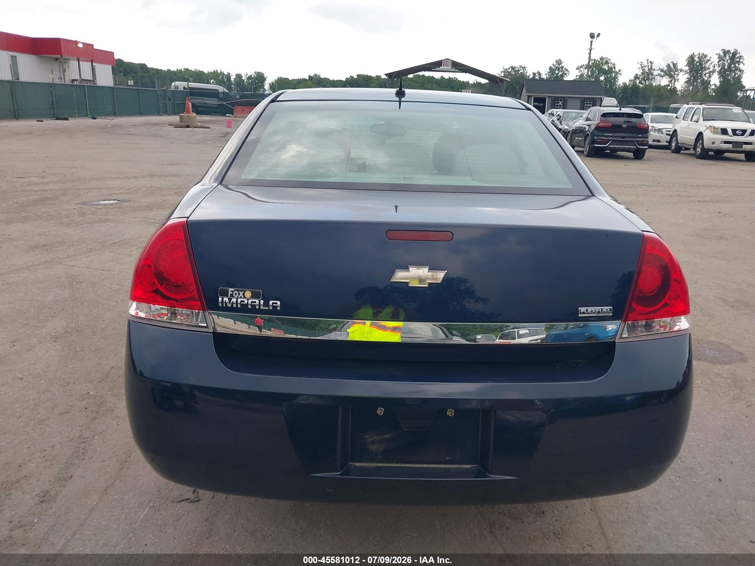 2011 Chevrolet Impala Ls Dark Blue vin: 2G1WA5EK7B1186747