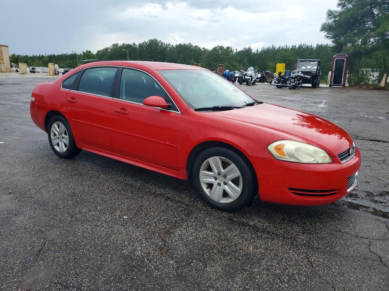 2011 Chevrolet Impala Ls Red vin: 2G1WA5EK7B1196646