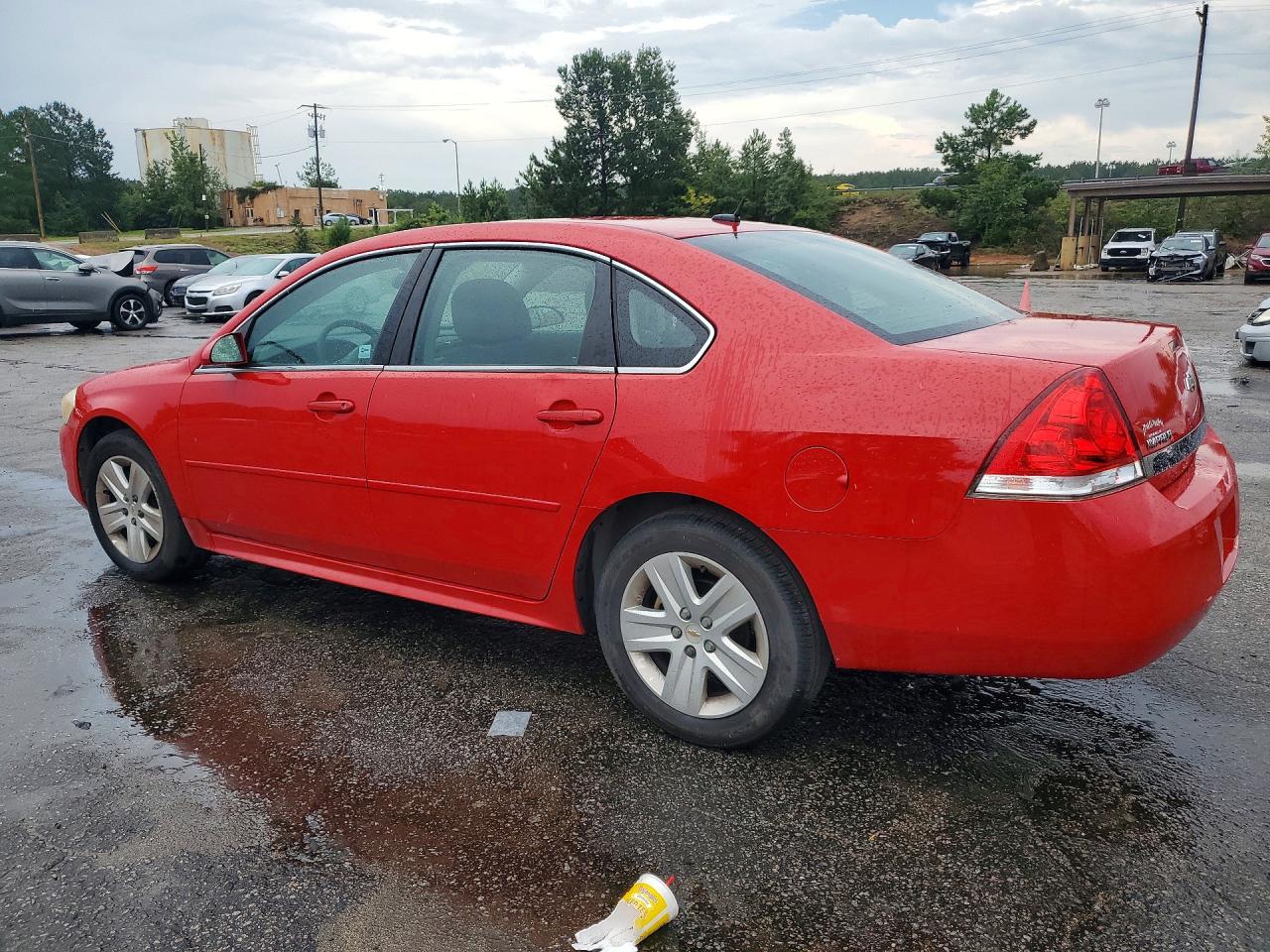 2011 Chevrolet Impala Ls Red vin: 2G1WA5EK7B1196646