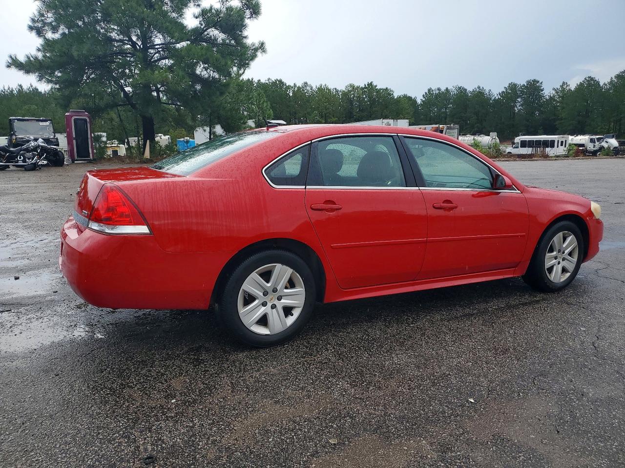 2011 Chevrolet Impala Ls Red vin: 2G1WA5EK7B1196646