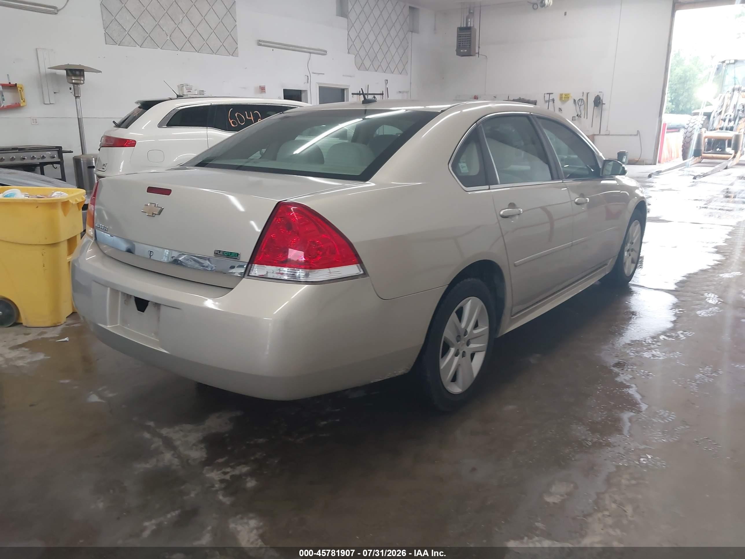 2011 Chevrolet Impala Ls Champagne vin: 2G1WA5EK7B1213283