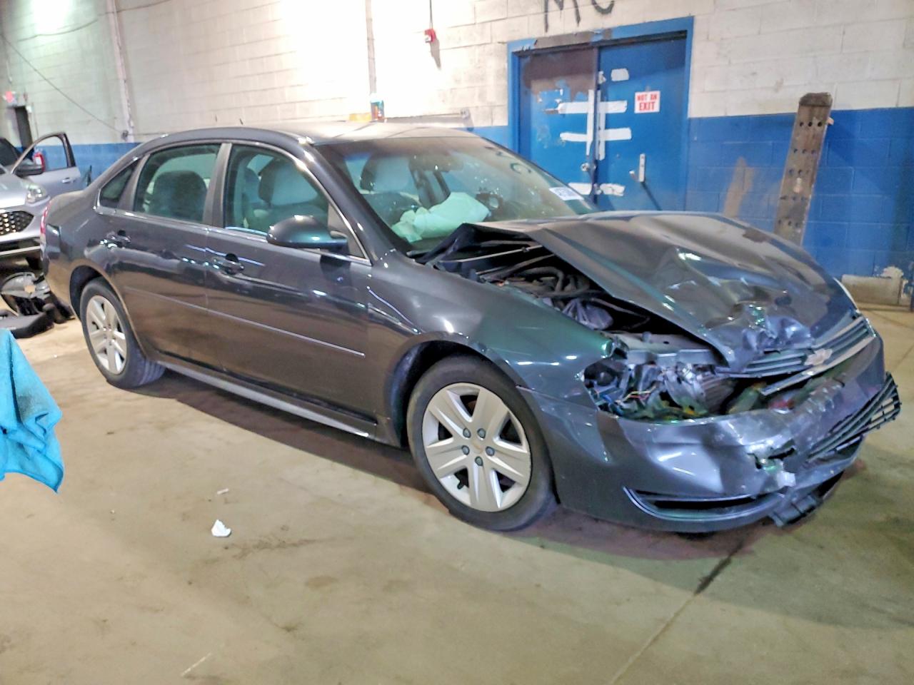 2011 Chevrolet Impala Ls Gray vin: 2G1WA5EK7B1235641
