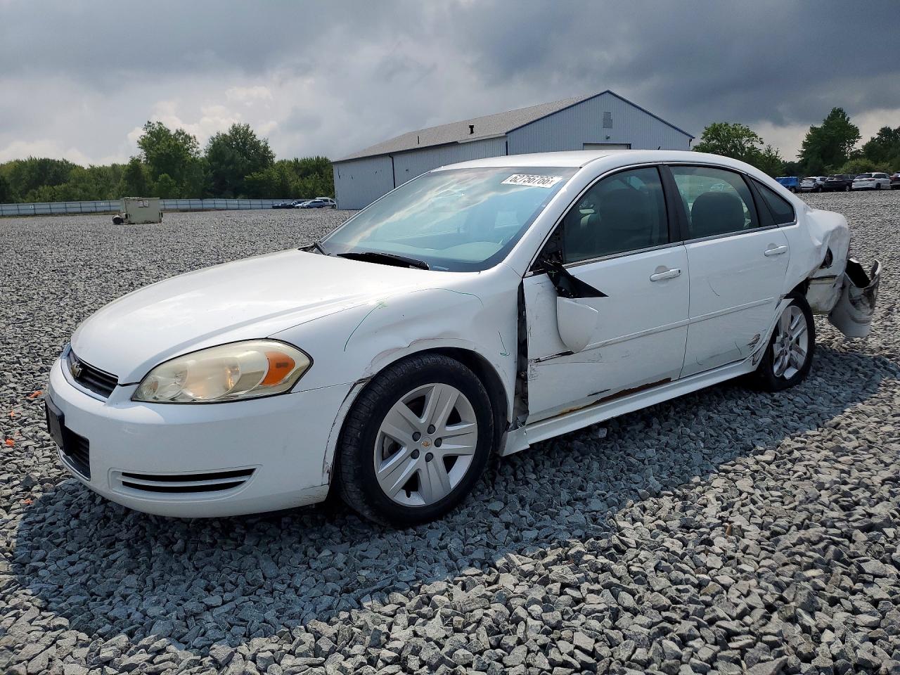 2011 Chevrolet Impala Ls White vin: 2G1WA5EK8B1104055