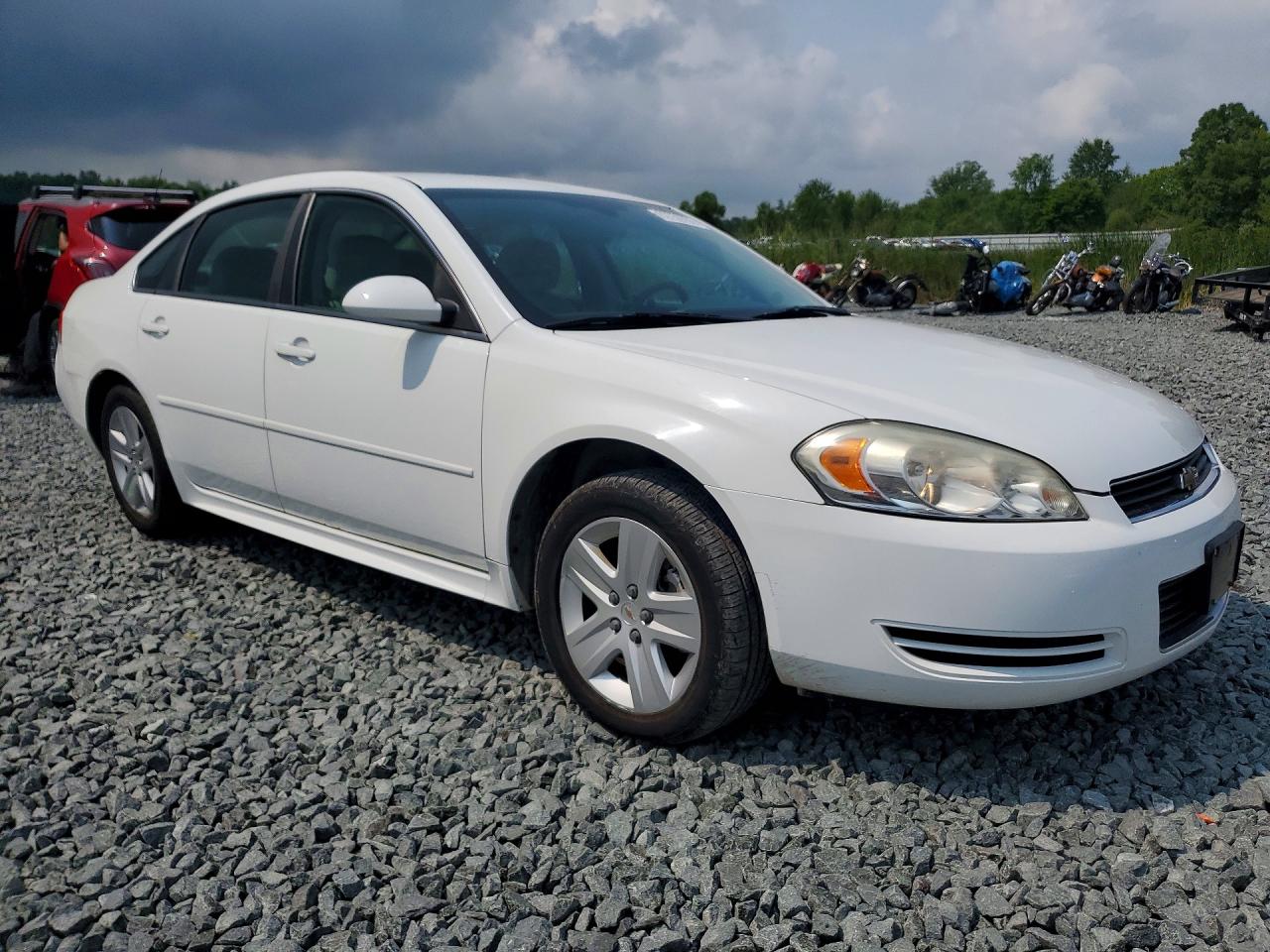 2011 Chevrolet Impala Ls White vin: 2G1WA5EK8B1104055