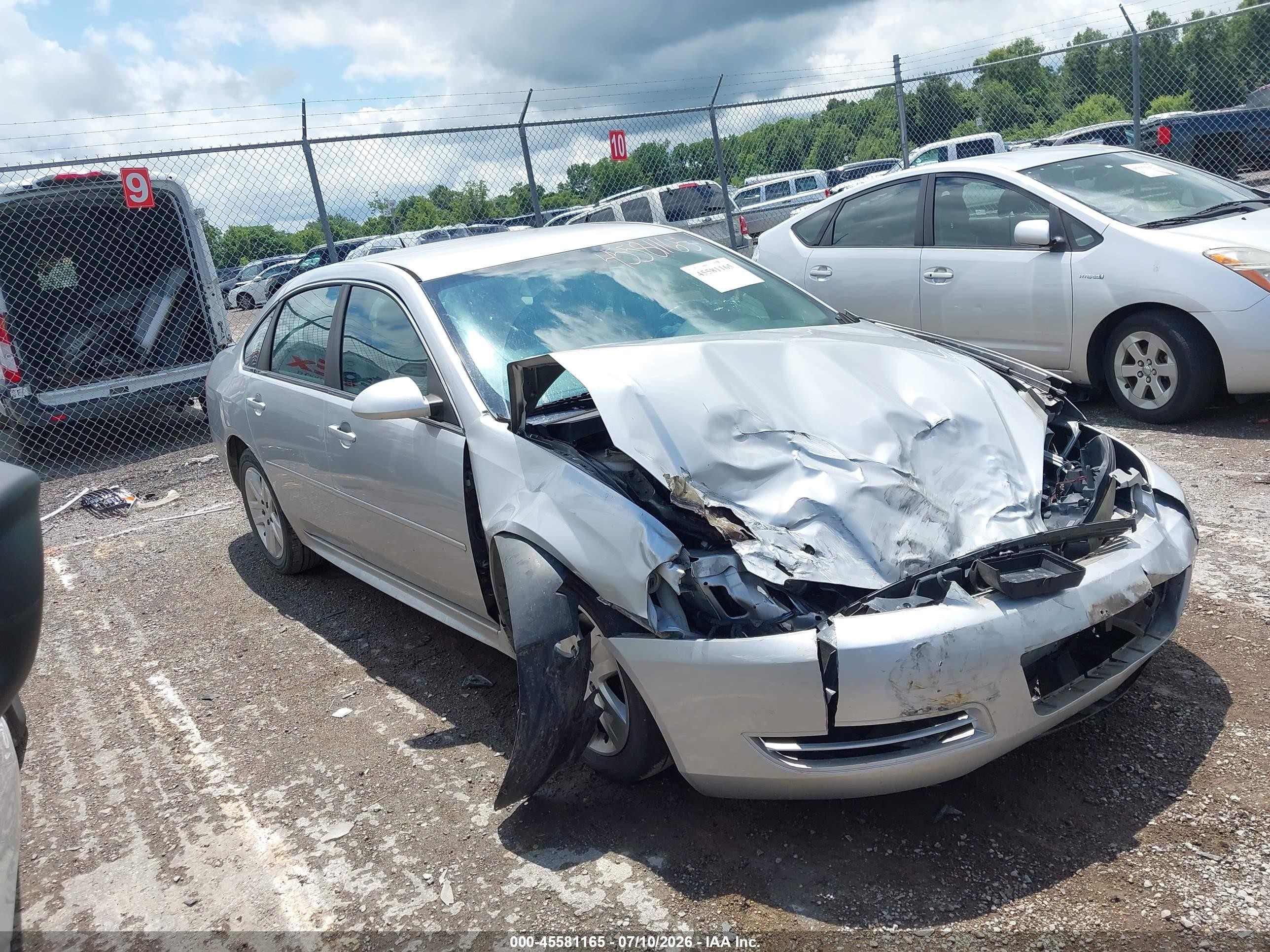 2011 Chevrolet Impala Ls Silver vin: 2G1WA5EK8B1174283
