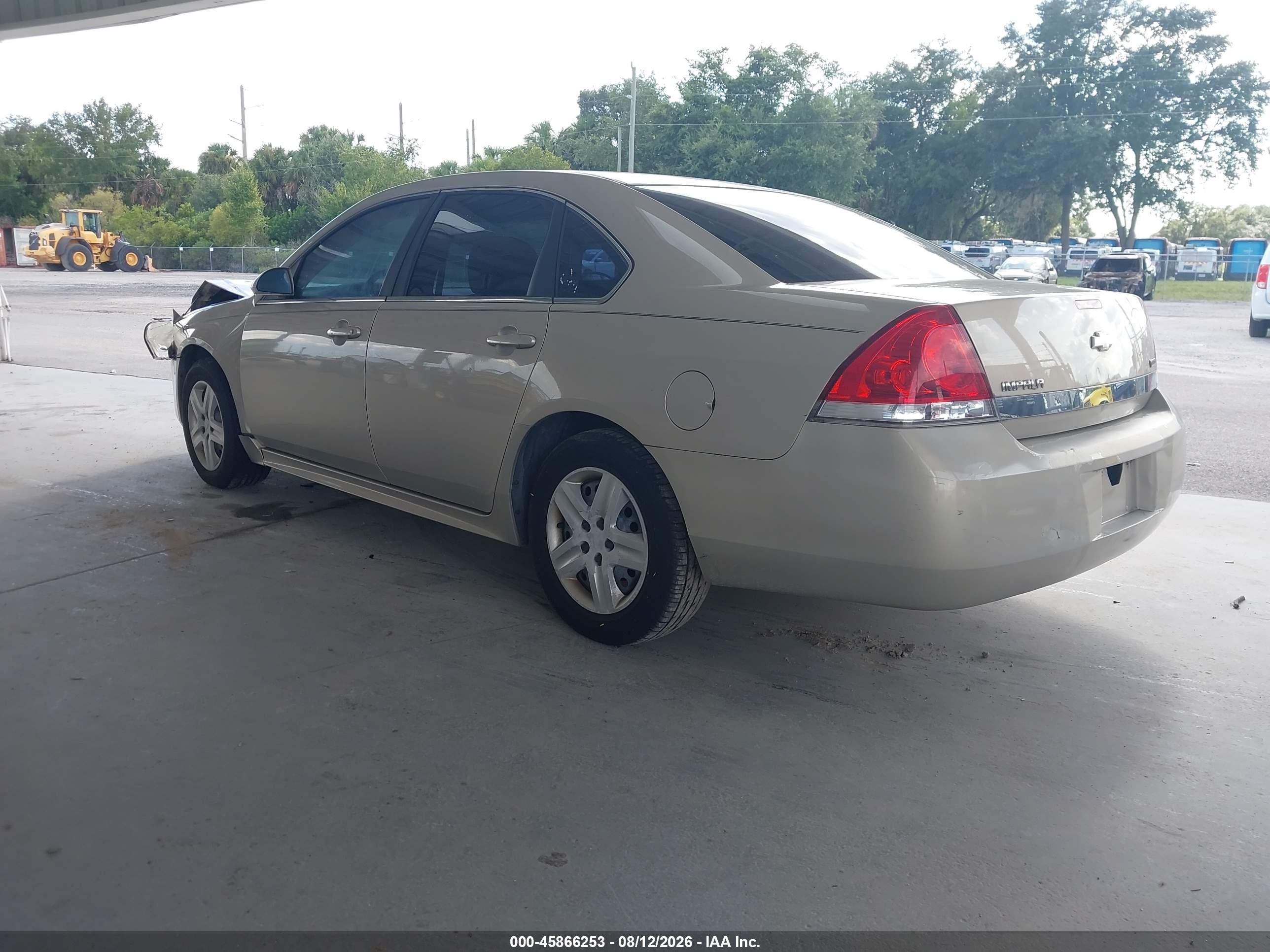 2010 Chevrolet Impala Ls Beige vin: 2G1WA5EK9A1160519