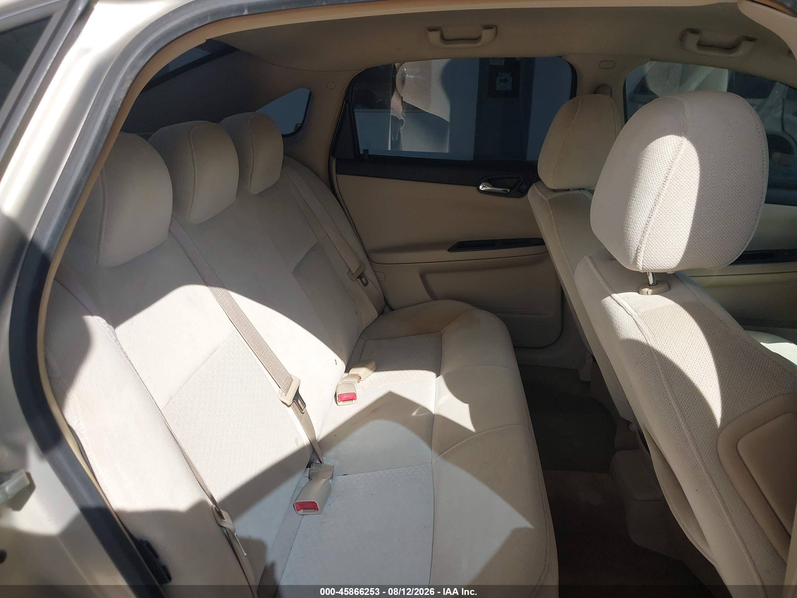 2010 Chevrolet Impala Ls Beige vin: 2G1WA5EK9A1160519