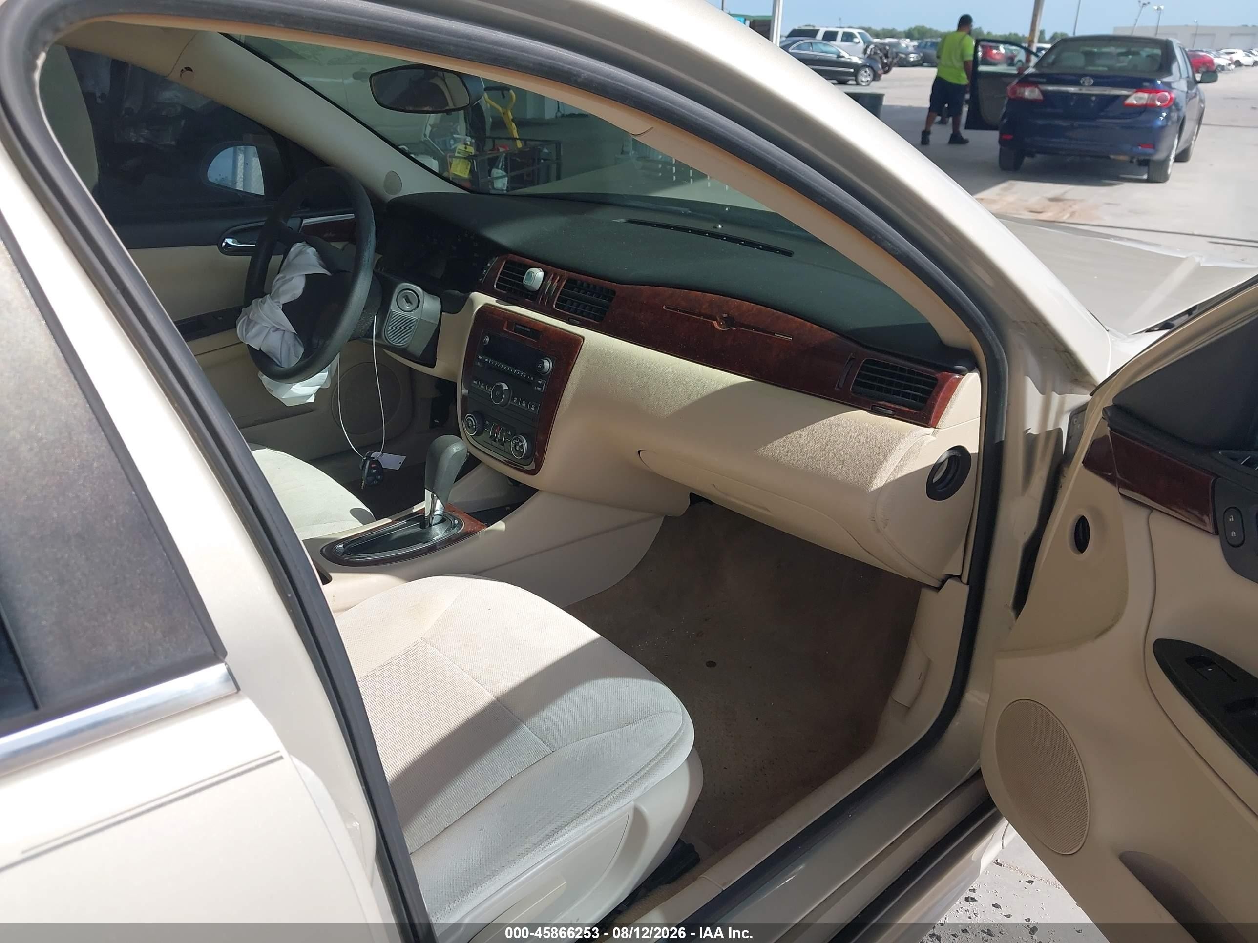 2010 Chevrolet Impala Ls Beige vin: 2G1WA5EK9A1160519