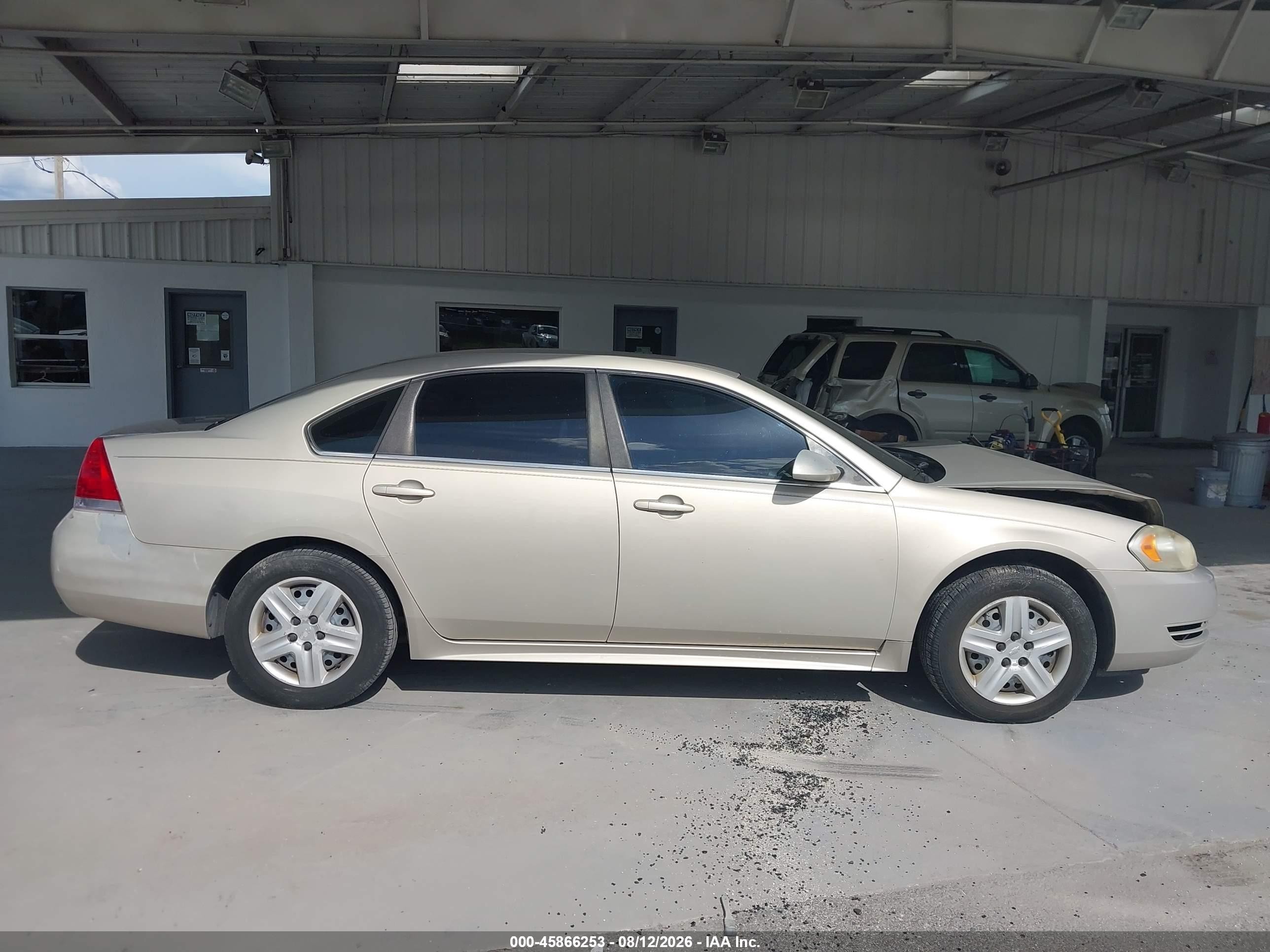 2010 Chevrolet Impala Ls Beige vin: 2G1WA5EK9A1160519