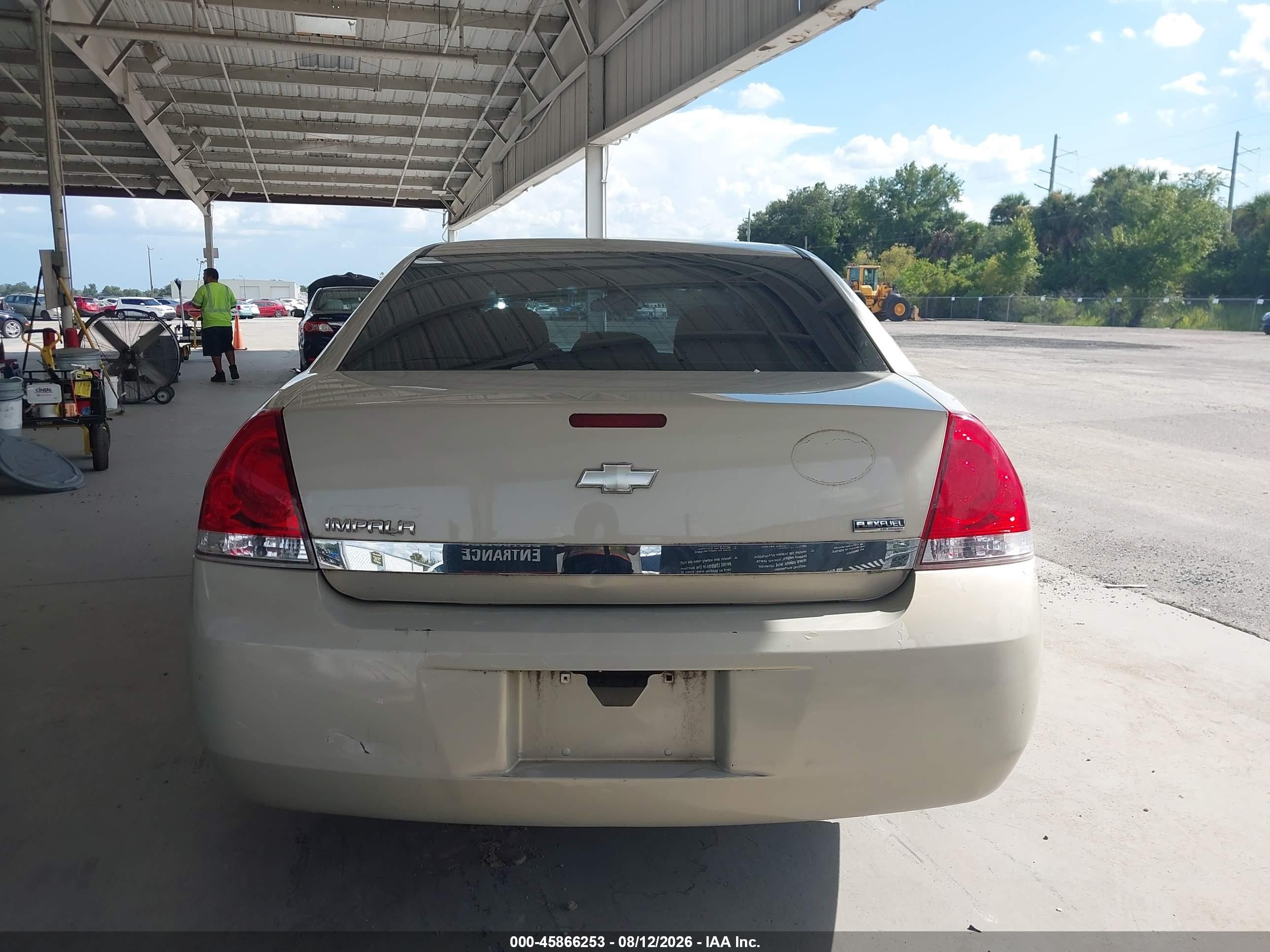2010 Chevrolet Impala Ls Beige vin: 2G1WA5EK9A1160519