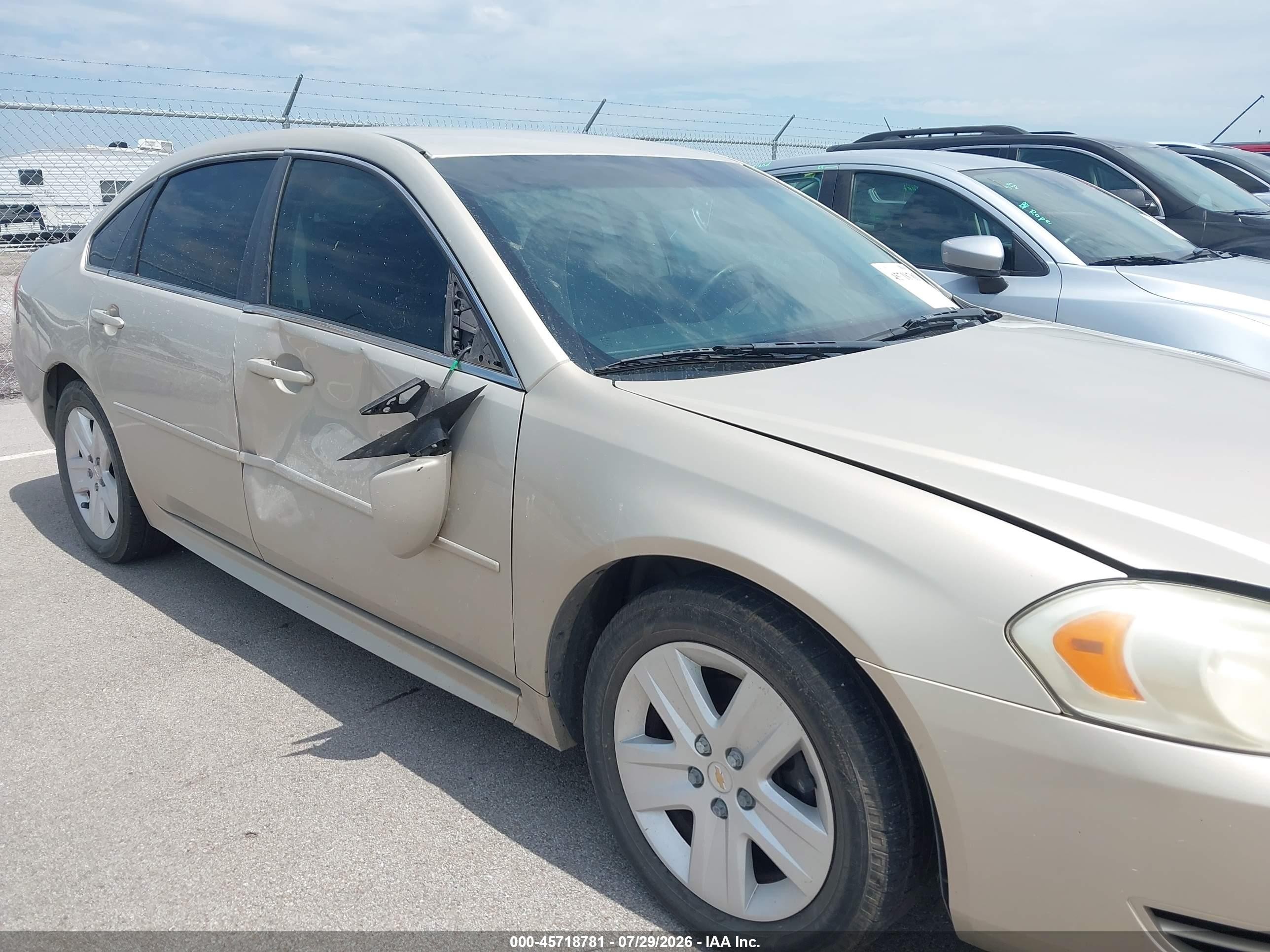 2010 Chevrolet Impala Ls Gold vin: 2G1WA5EK9A1199143