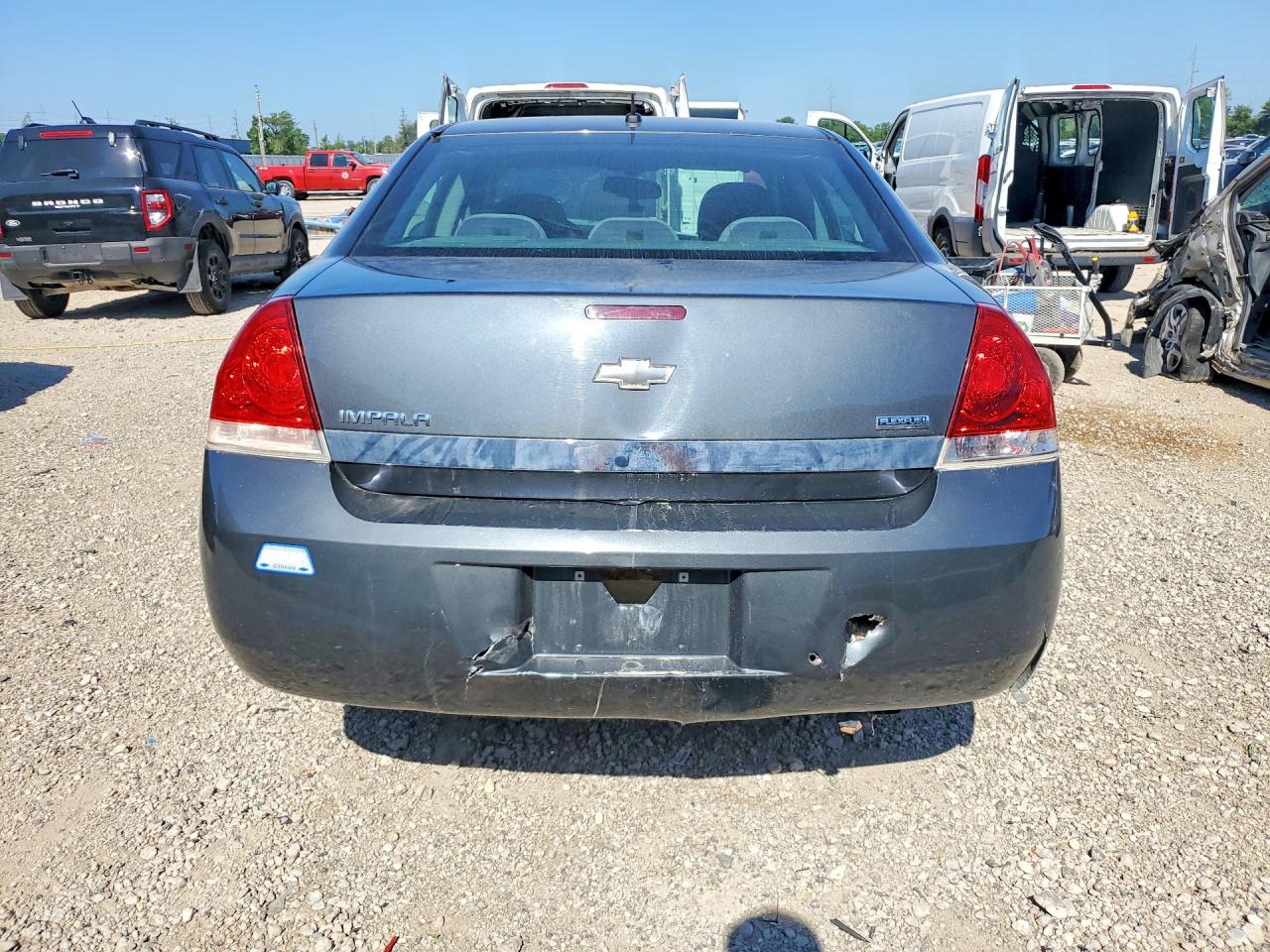 2010 Chevrolet Impala Ls Blue vin: 2G1WA5EK9A1201666