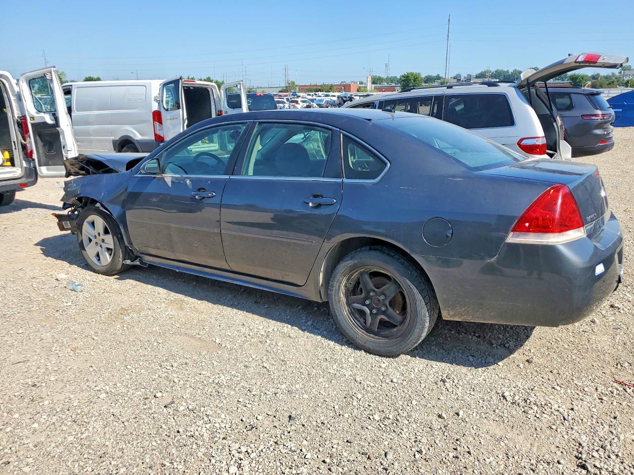 2010 Chevrolet Impala Ls Blue vin: 2G1WA5EK9A1201666