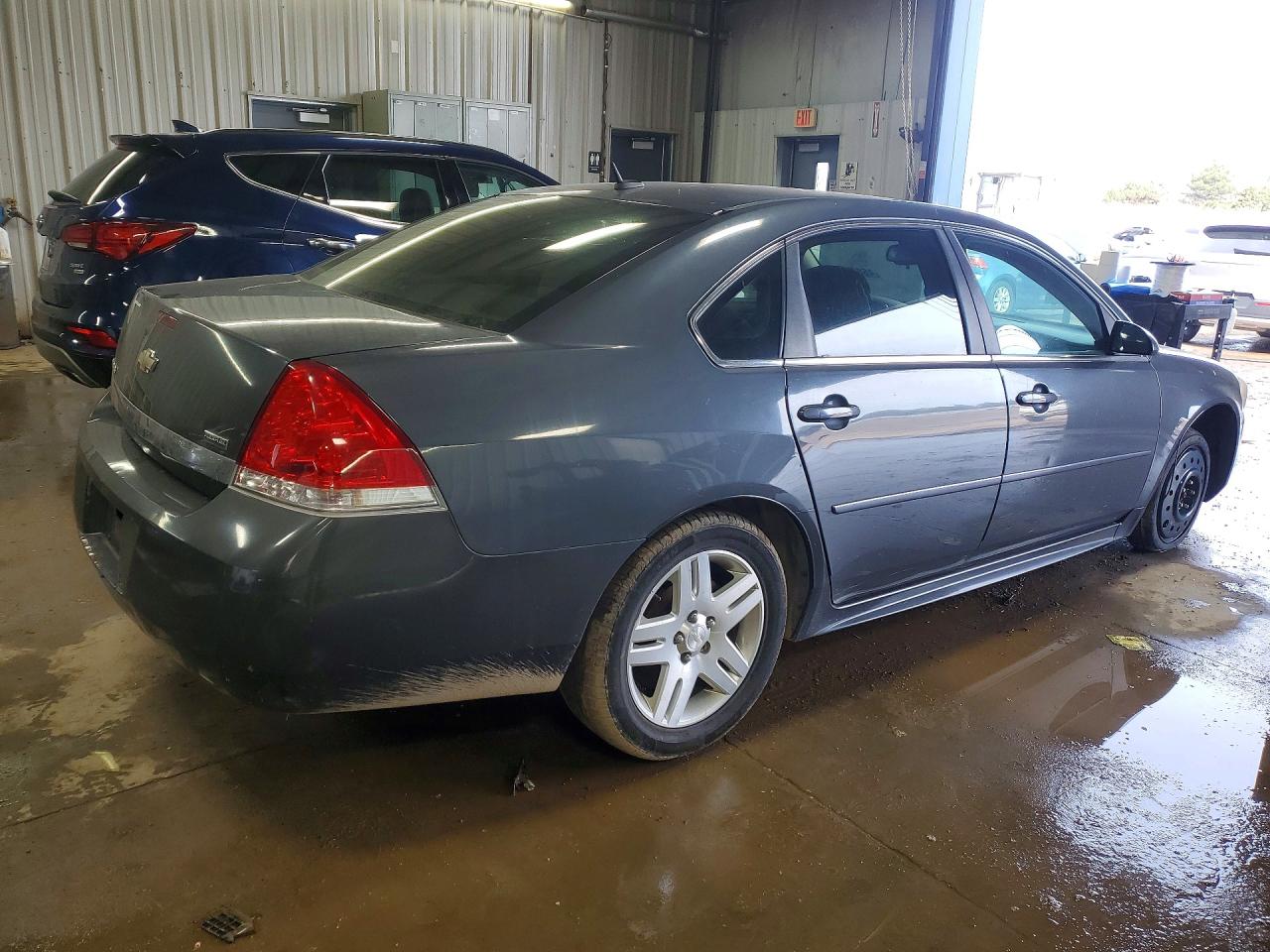 2011 Chevrolet Impala Ls Gray vin: 2G1WA5EK9B1136383