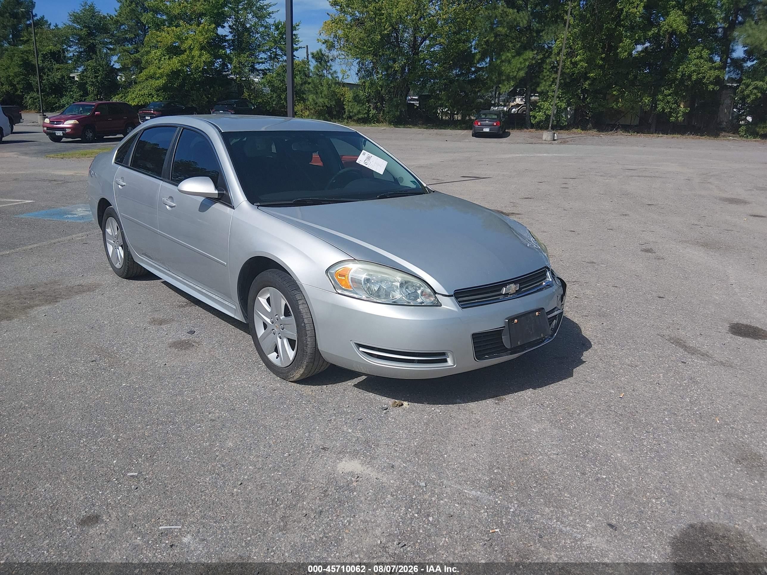 2011 Chevrolet Impala Ls Серебряный vin: 2G1WA5EK9B1150008
