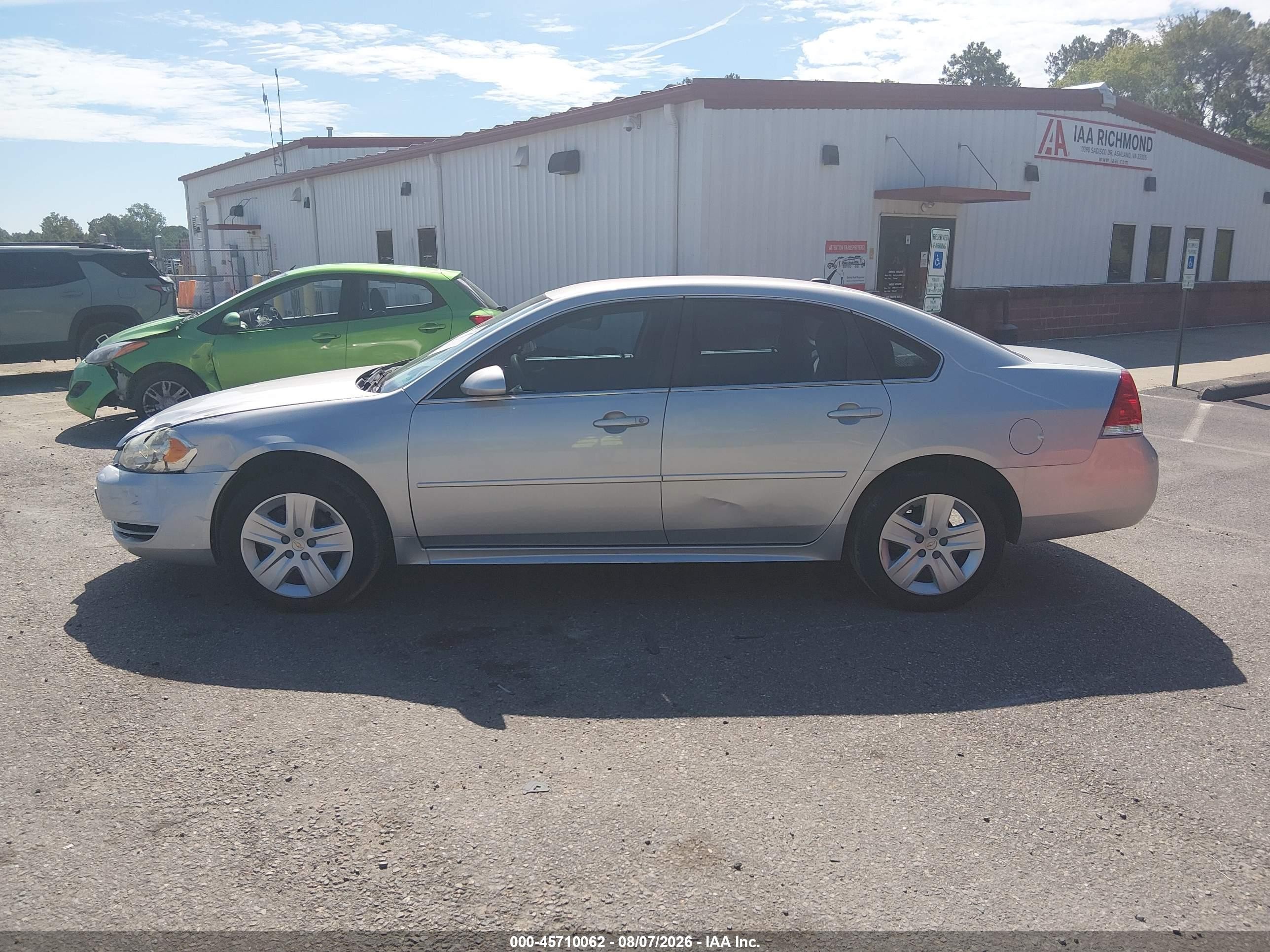 2011 Chevrolet Impala Ls Серебряный vin: 2G1WA5EK9B1150008